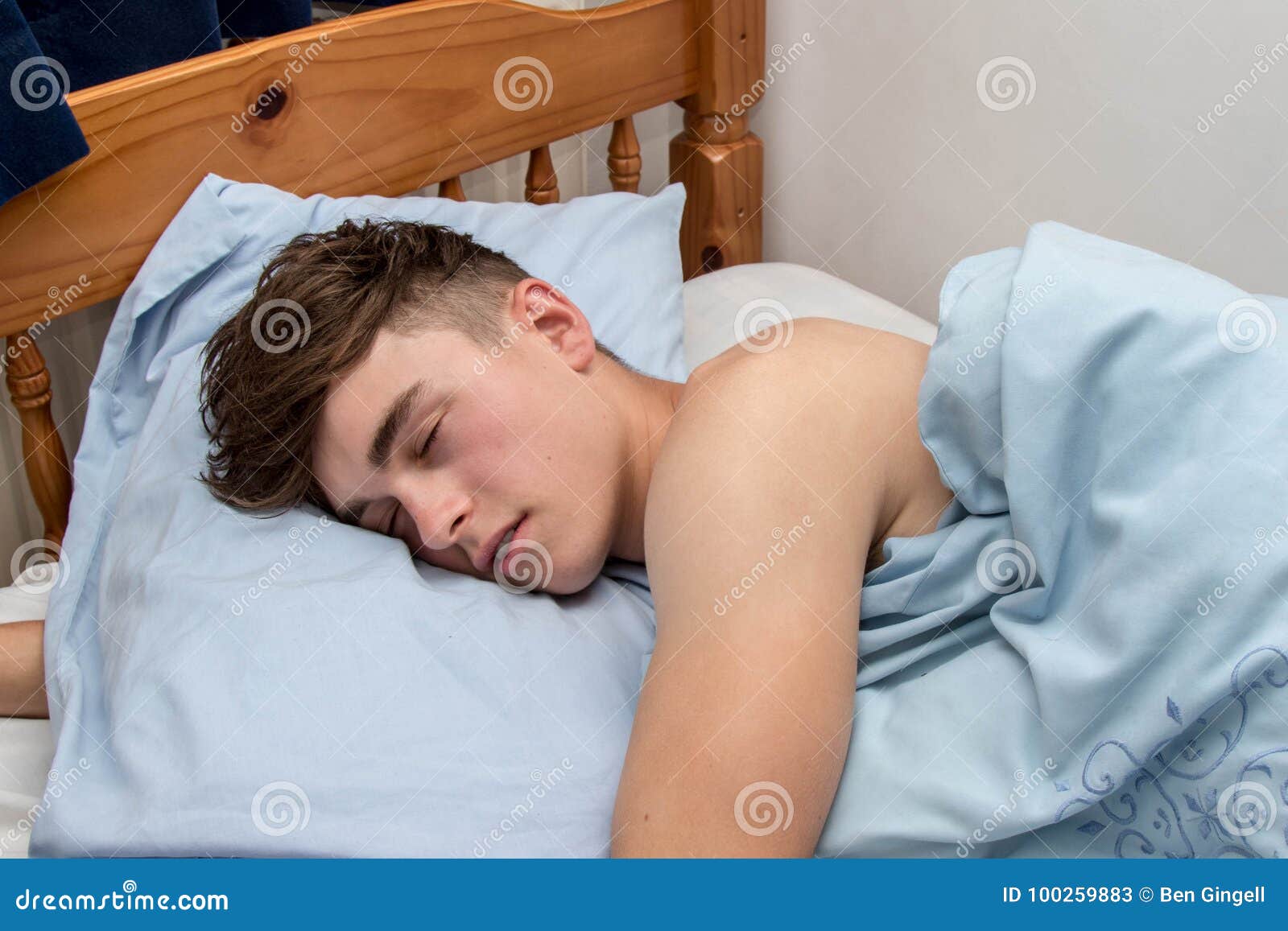 Teenage Boy Sleeping