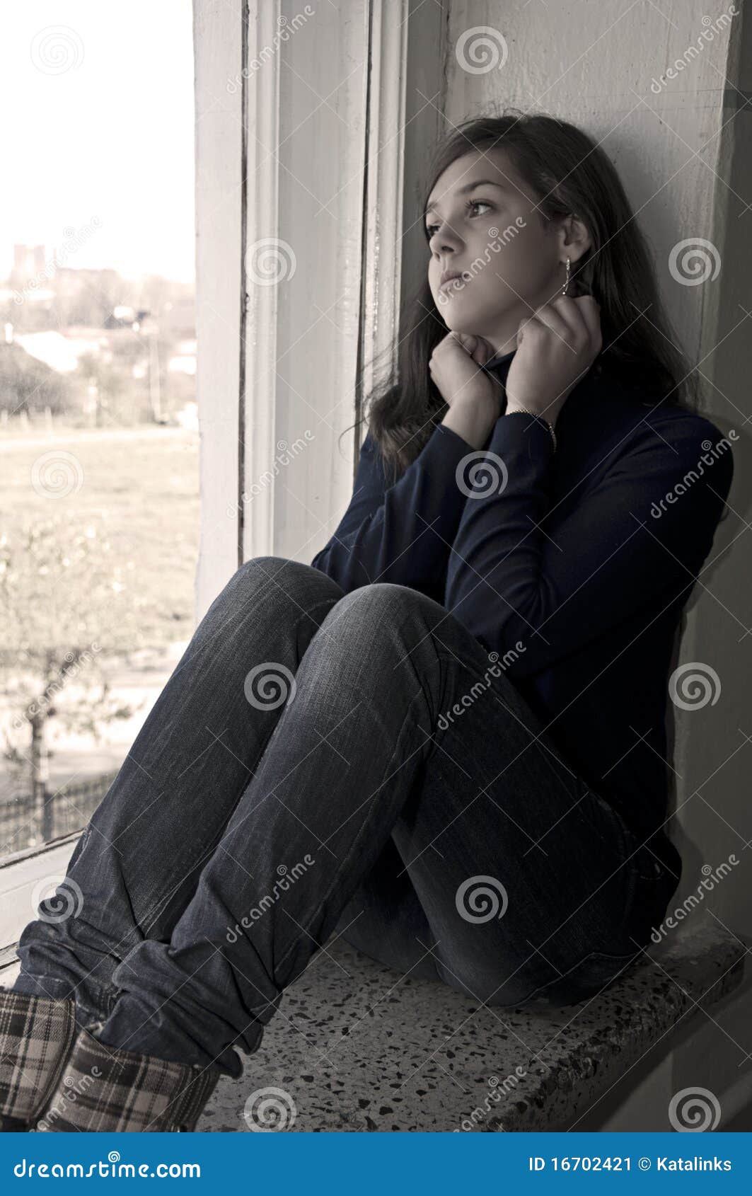 Teenage depression stock image. Image of praying, person - 16702421