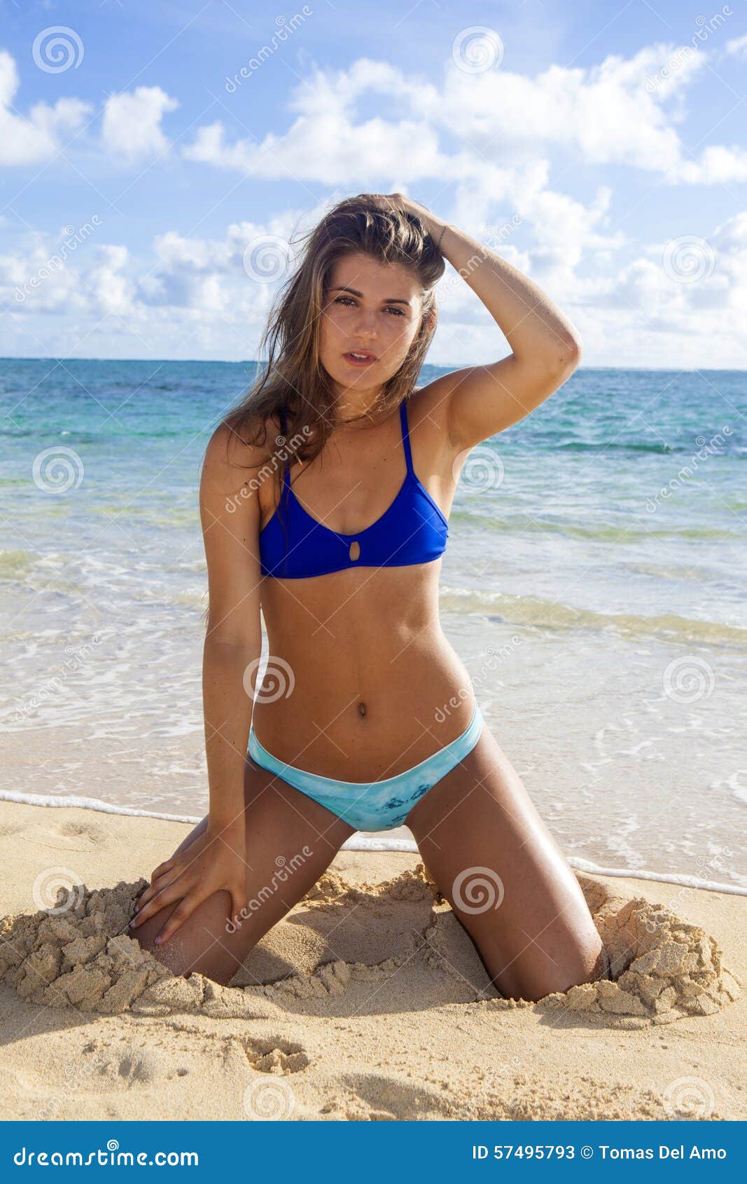 Young Girl On The Beach