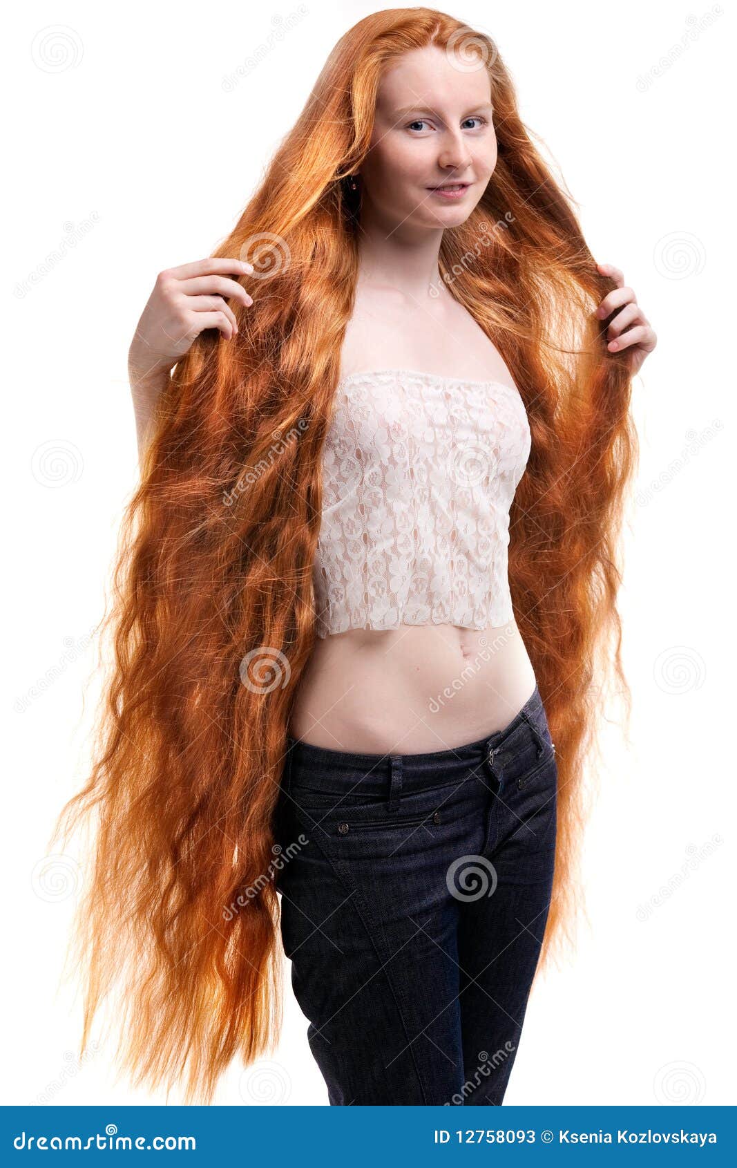 Teen Girls With Long Hair