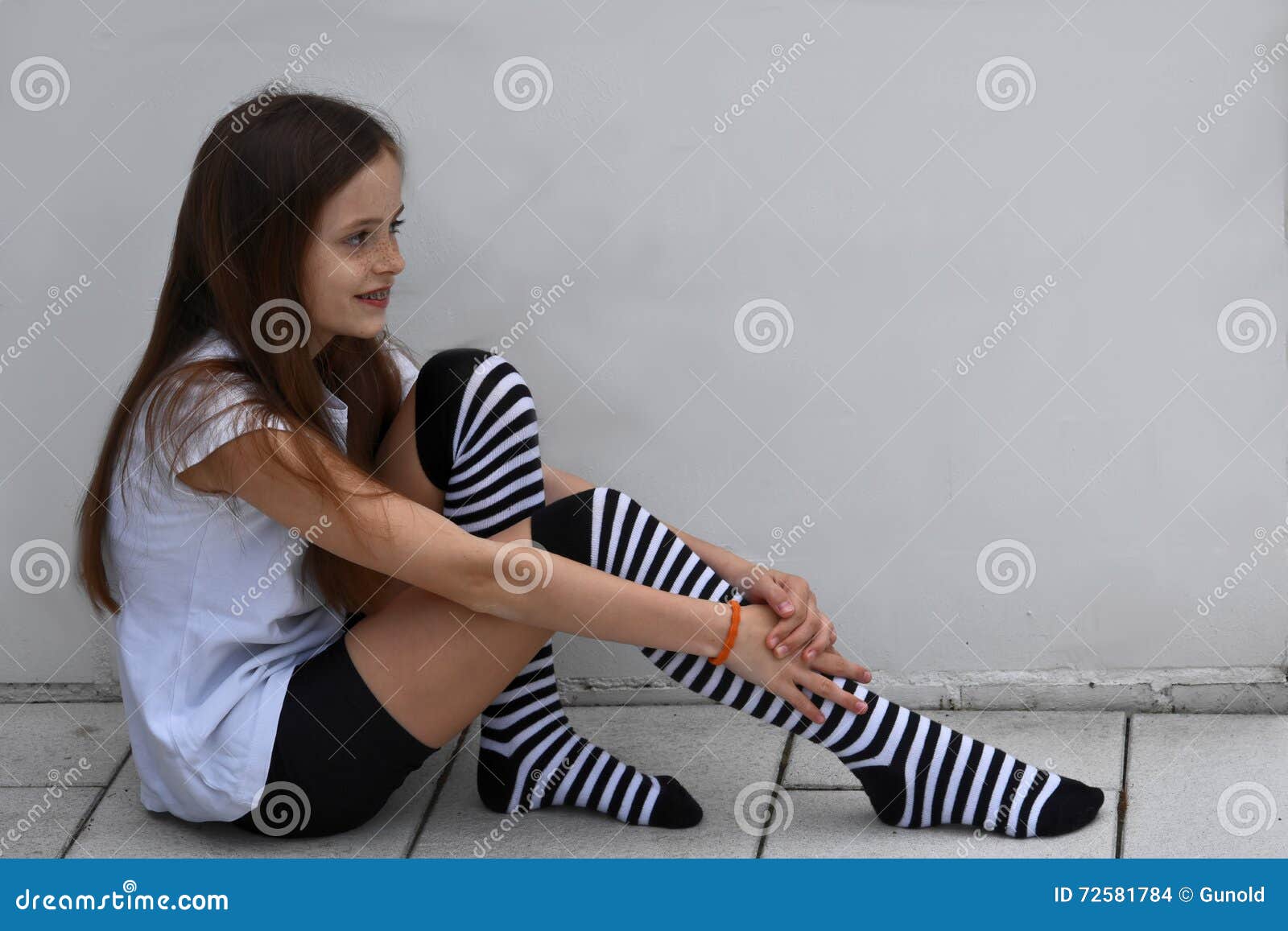 Teen With Stockings