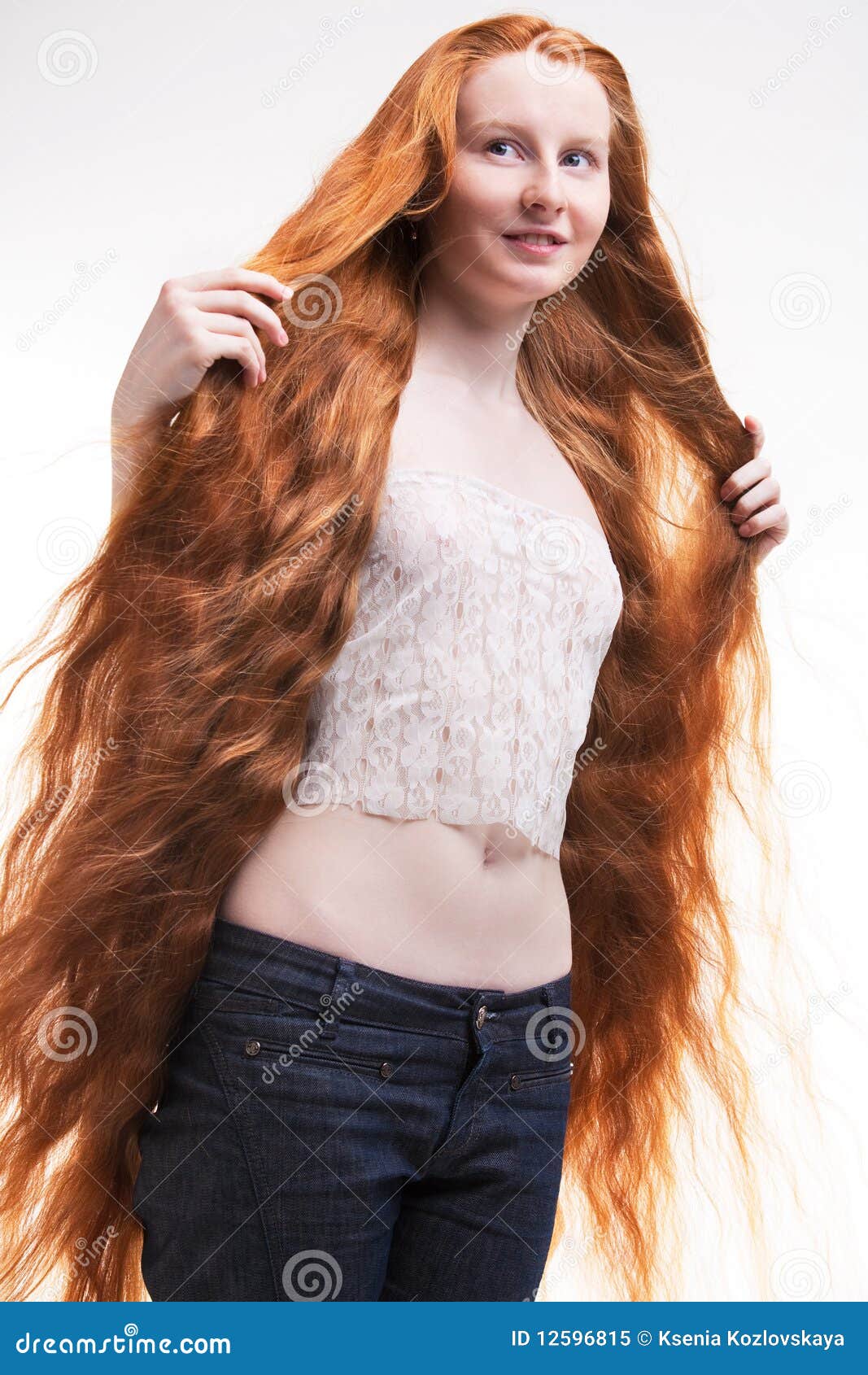 Teen Girls With Long Hair