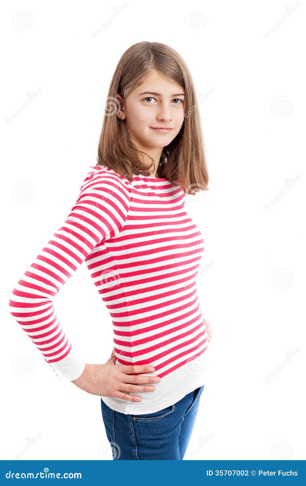 girls striped shirt