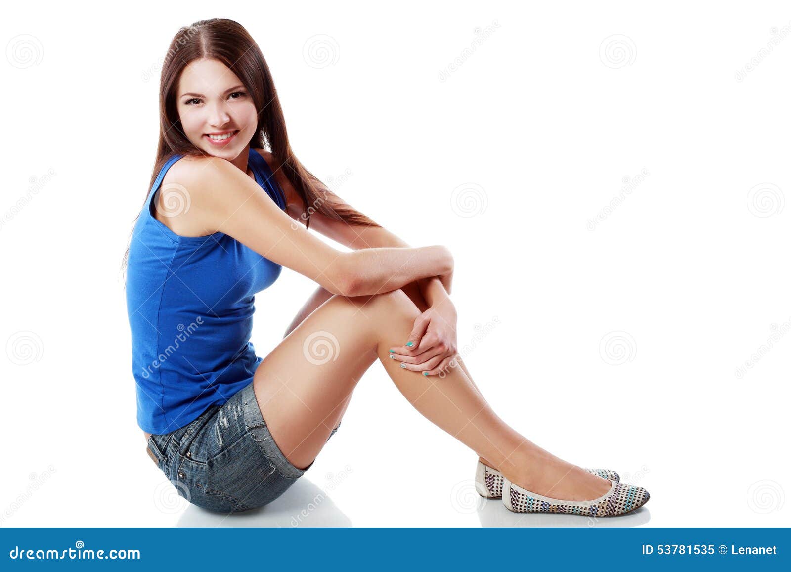 Teenage Girl sitting stock image. Image of dance, street - 53781535