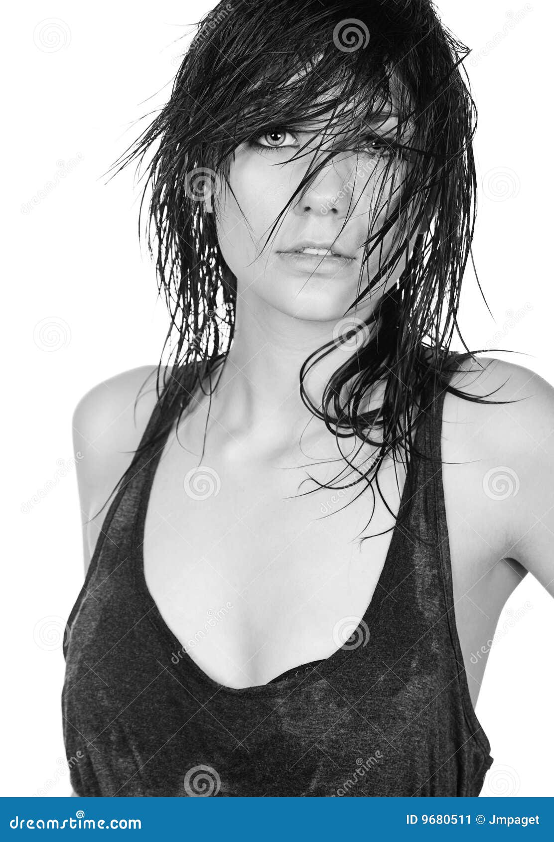 Wet and messy girl