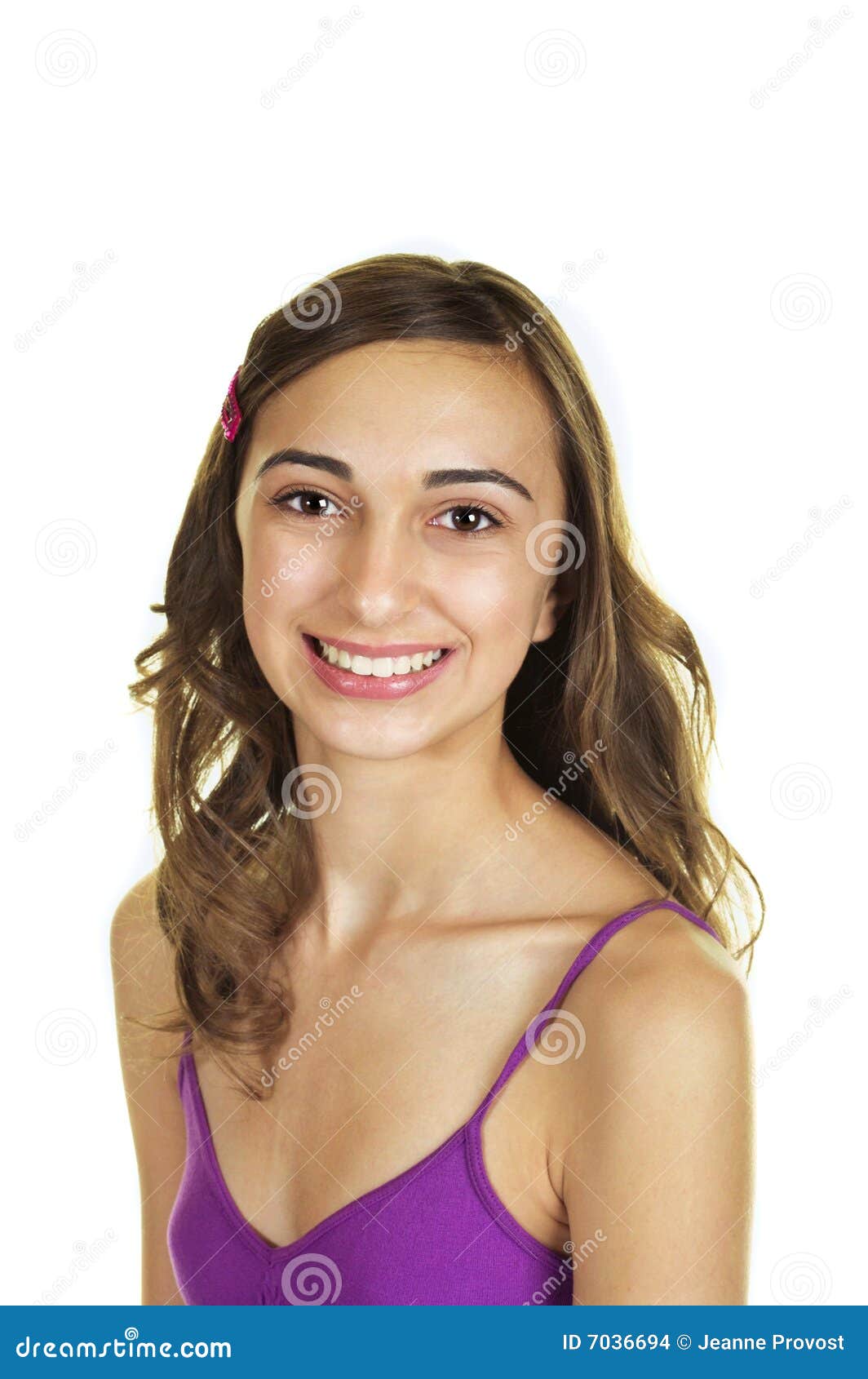 Teenage Glamour stock photo. Image of smile, fashion, brunette - 7036694