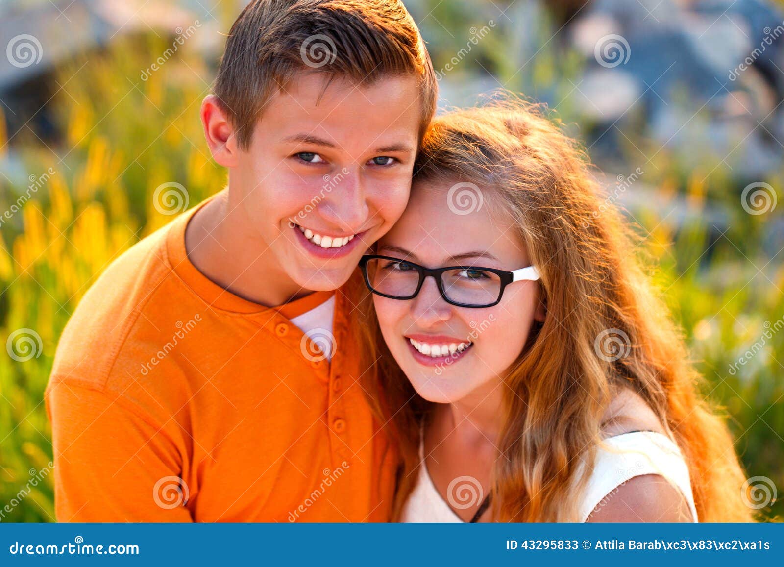 Teenage Love Stock Photo picture