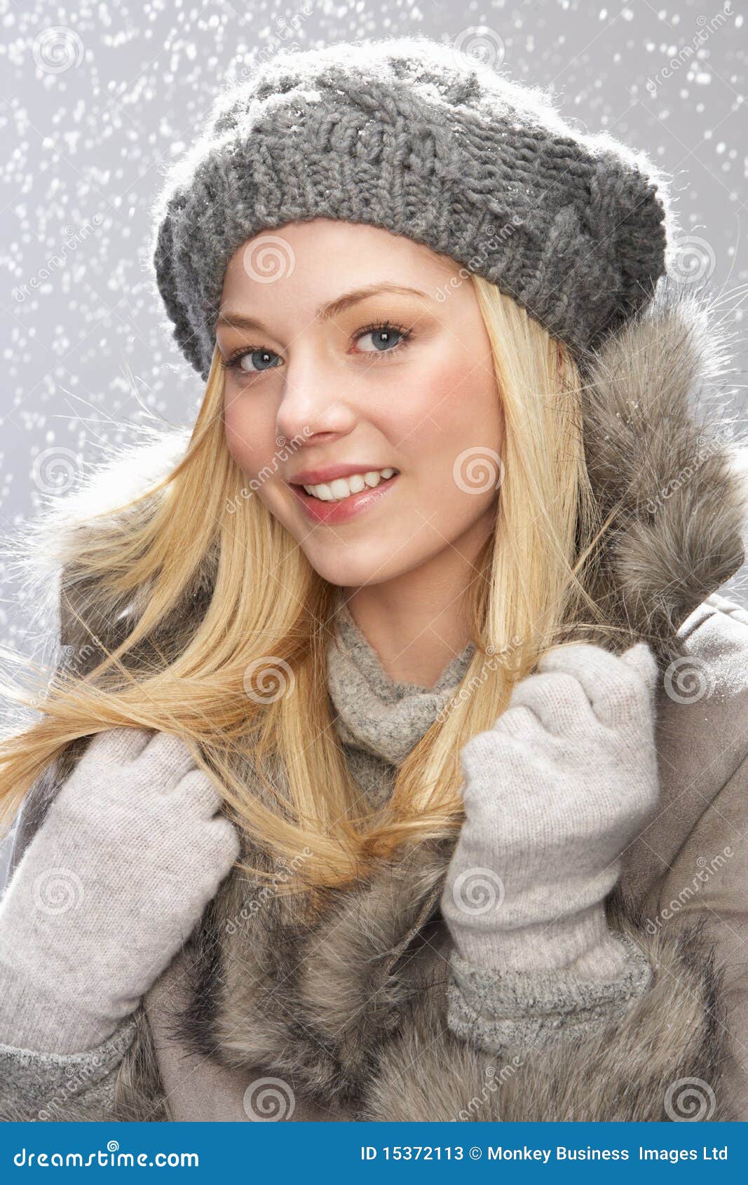 Blonde Teen In Fur 93