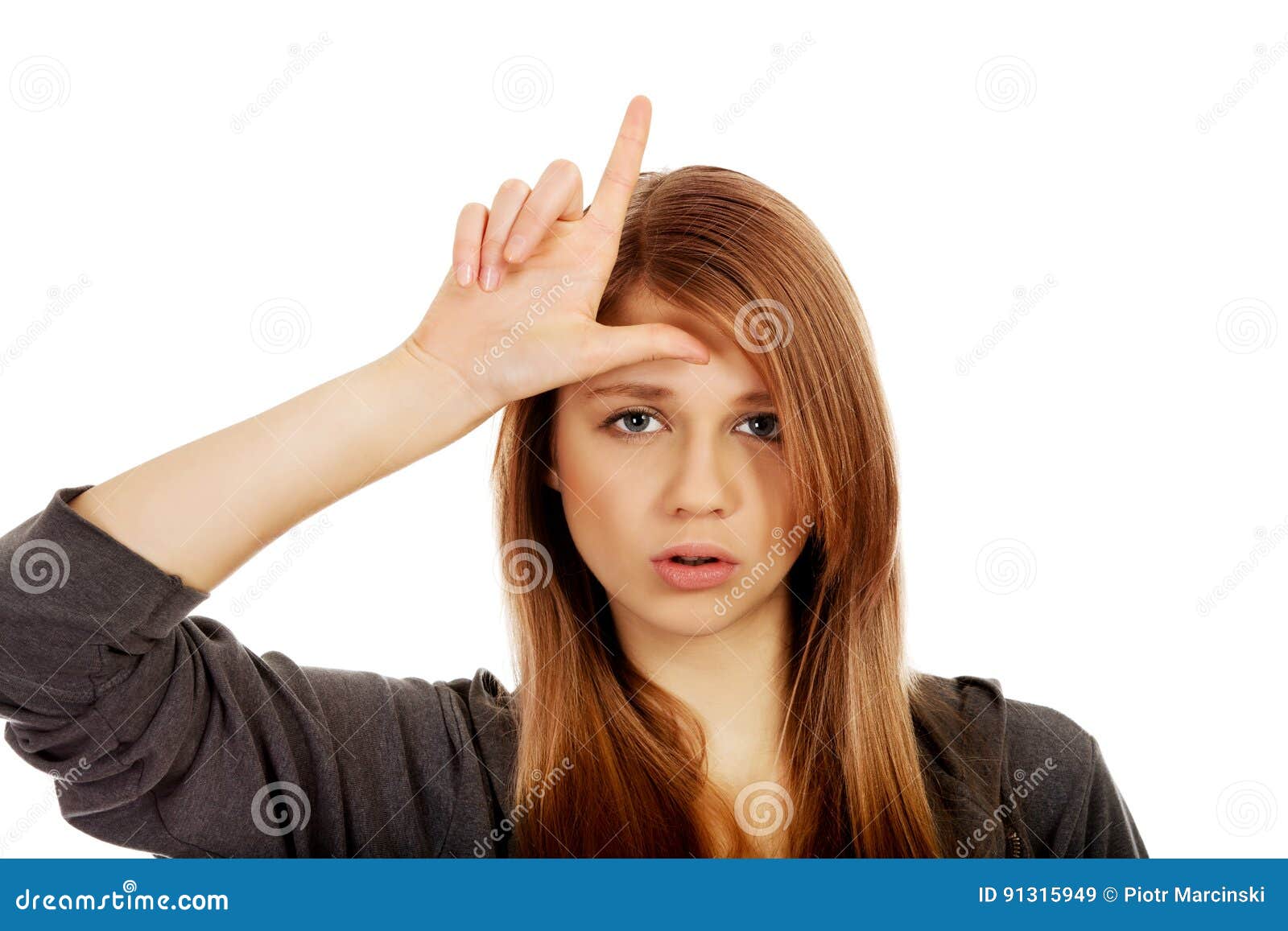 Thumb And Indexfinger Pointing In Direction Stock Photo | CartoonDealer ...