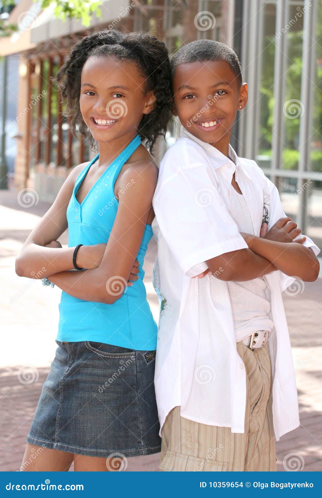 Teenager Boy And Girl Friends Stock Pho