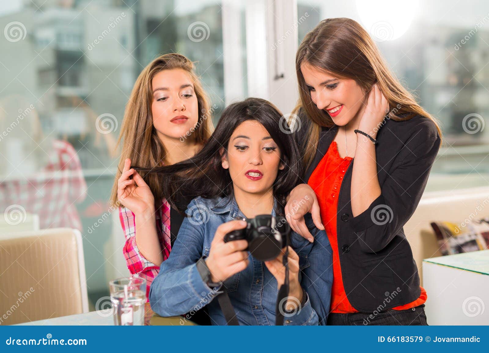 Teenager Girls Hanging Out Together Stock Image - Image of friends ...