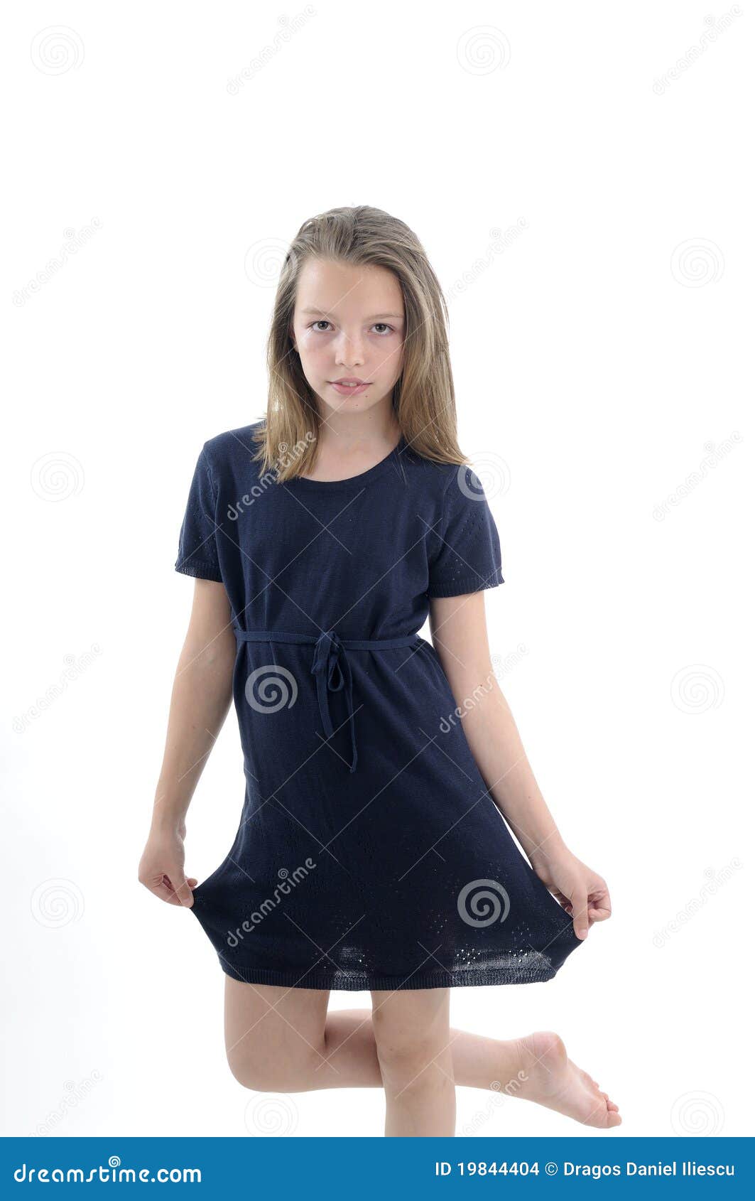 Teenager posing in studio stock photo Image of studio 19844404