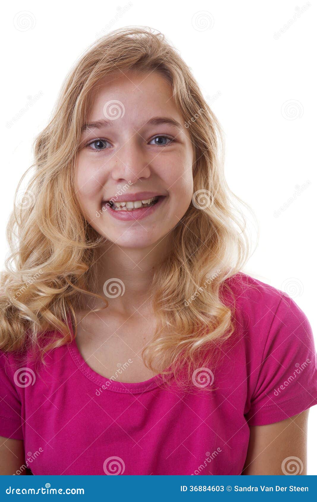 Teenager Is Smiling Into Camera Stock Image - Image of girl, smiling ...