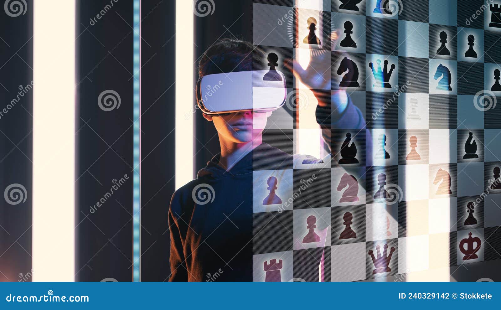 CYBER CHESS - Virtual Images Of A Cyber Chess Visualisation