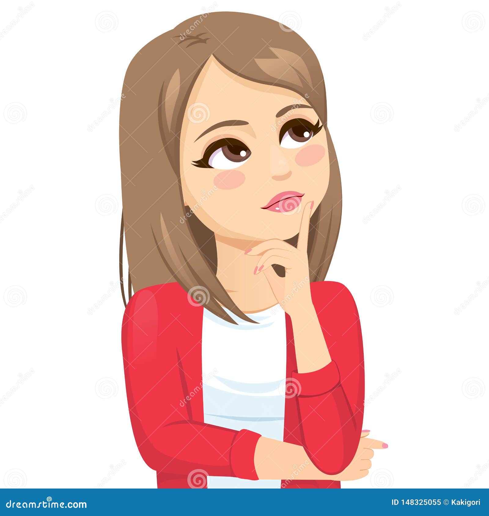 Teenager Woman Thinking Stock Illustrations – 1,144 Teenager Woman Thinking  Stock Illustrations, Vectors & Clipart - Dreamstime