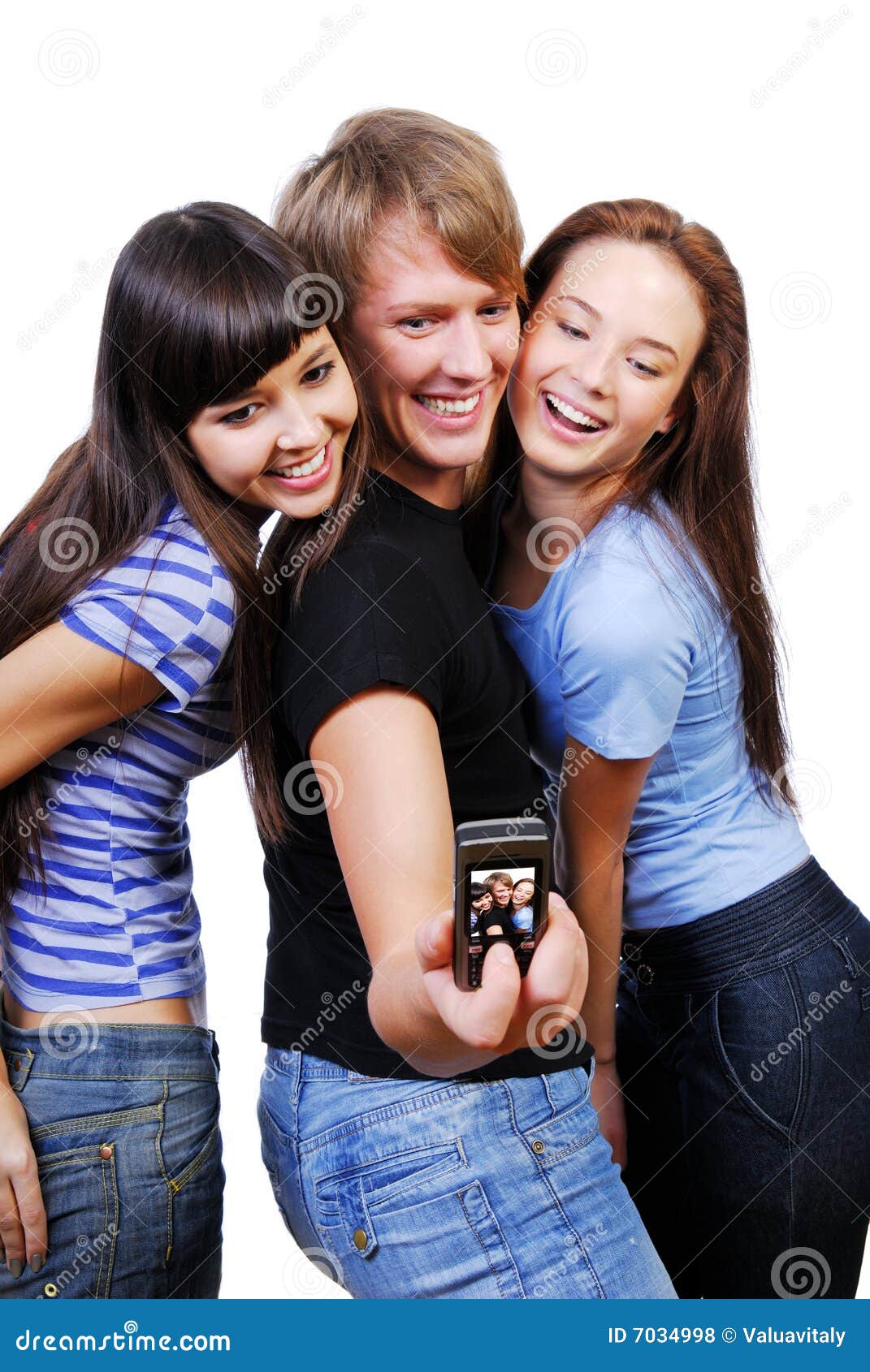 Teenagers playing stock photo. Image of natural, smile - 7034998