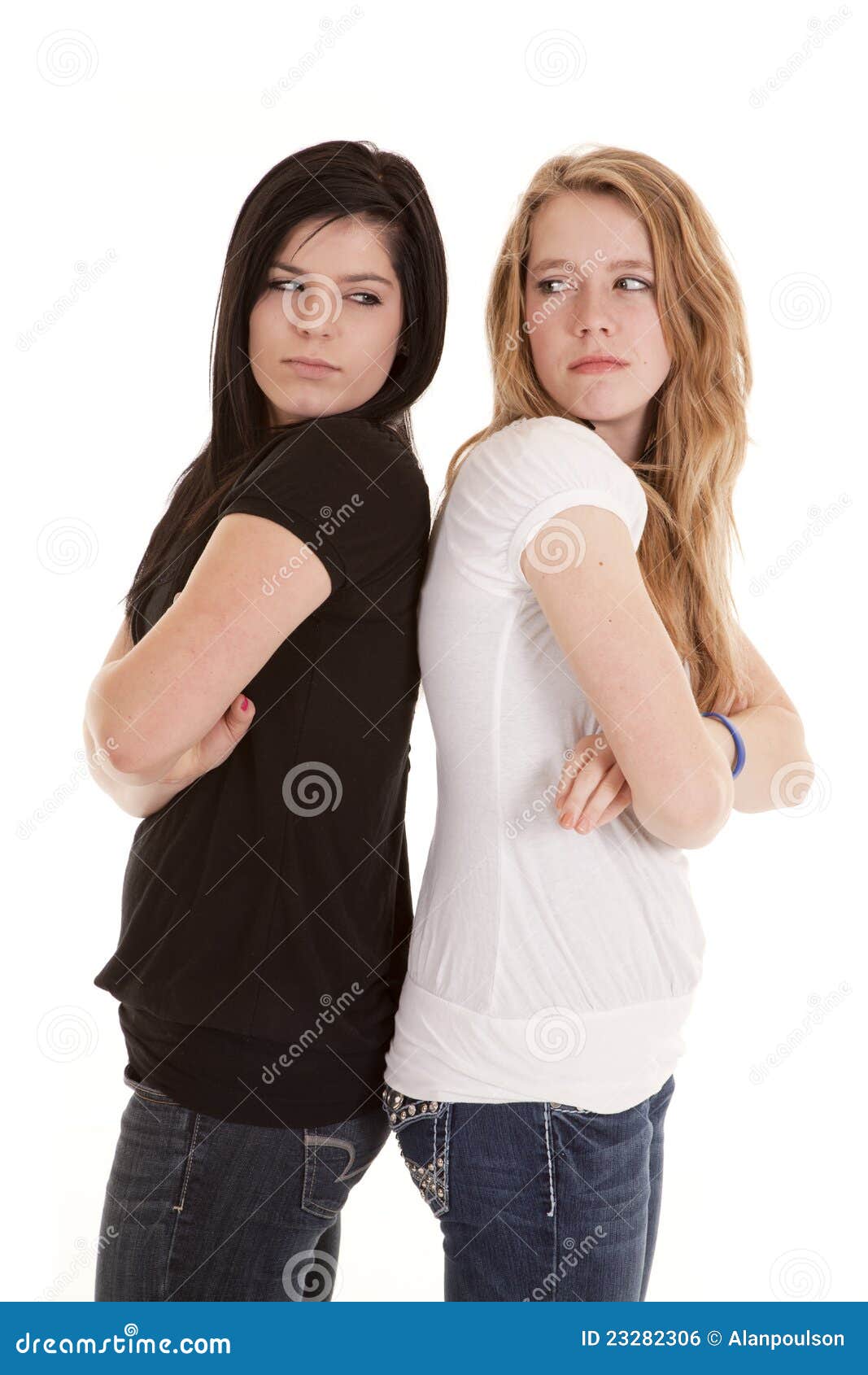 Teens dirty looks stock photo. Image of healthy, female 23282306