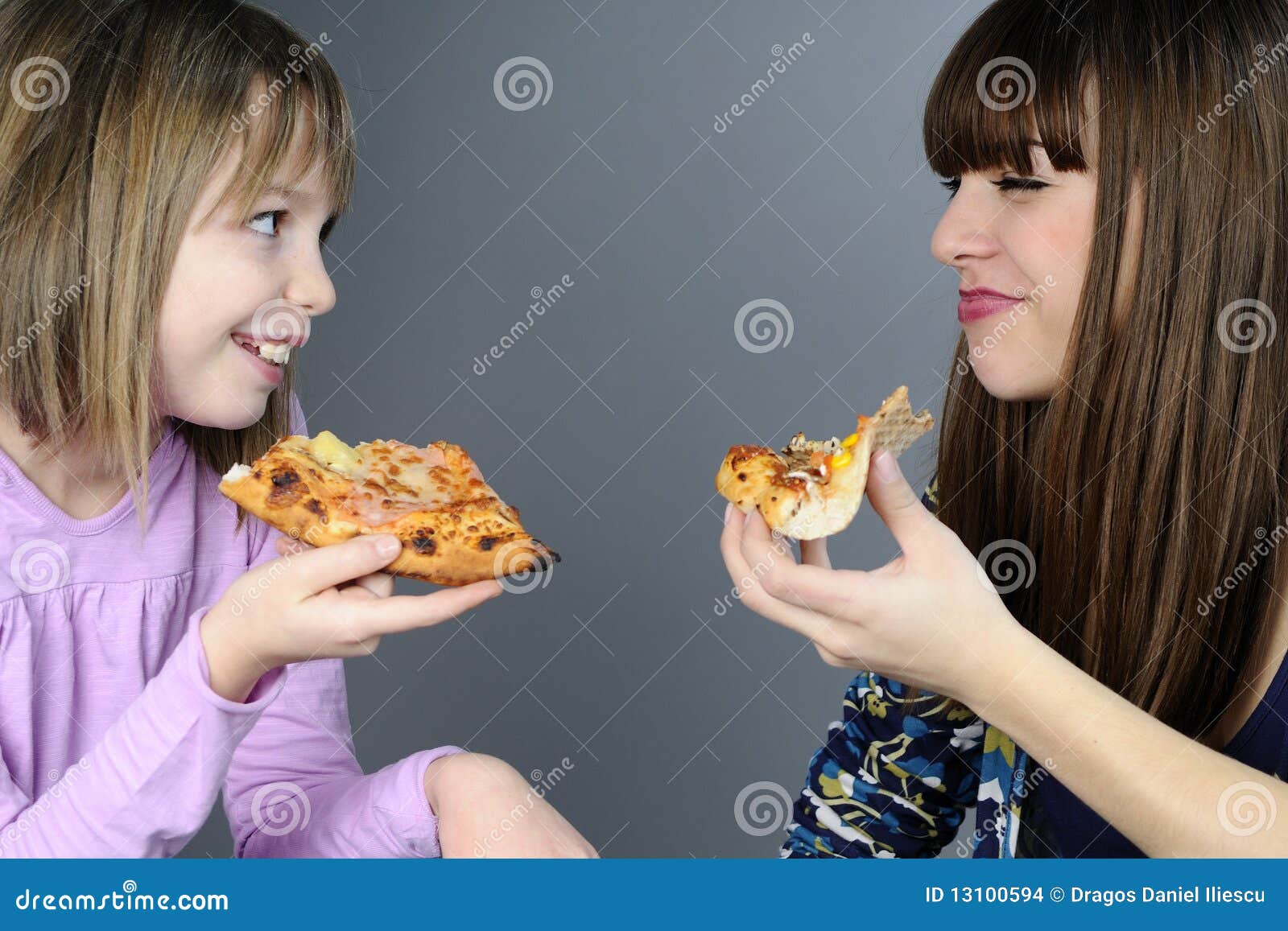 Teens Eating And Having Fun Stock Photo Image Of Acc
