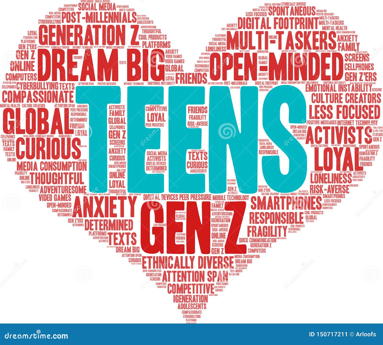 Teens Word Cloud stock vector. Illustration of 150717211