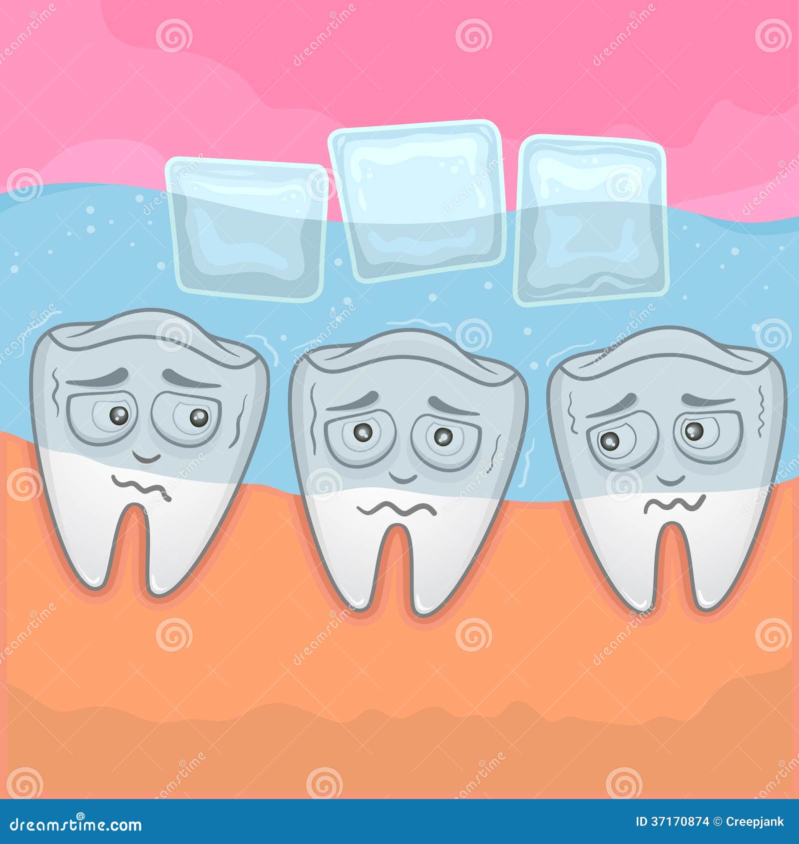 sensitive teeth clipart border