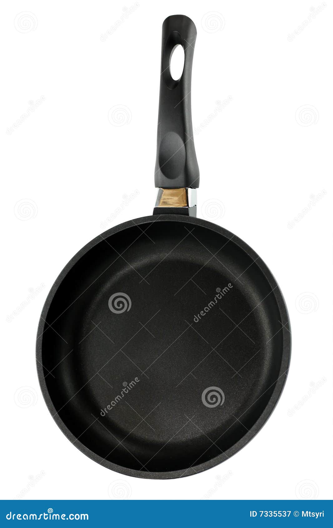 Teflon frying pan stock image. Image of black, frypan 7335537