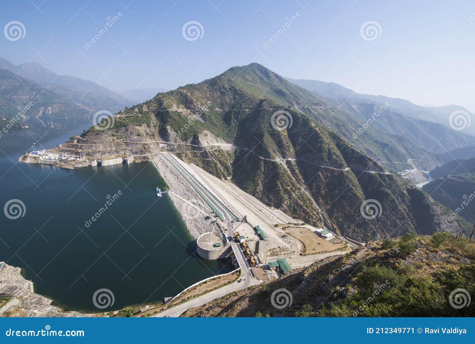 Tehri Hydropower Dam, Uttarakhand India Stock Image Image of scenic, garhwal 212349771