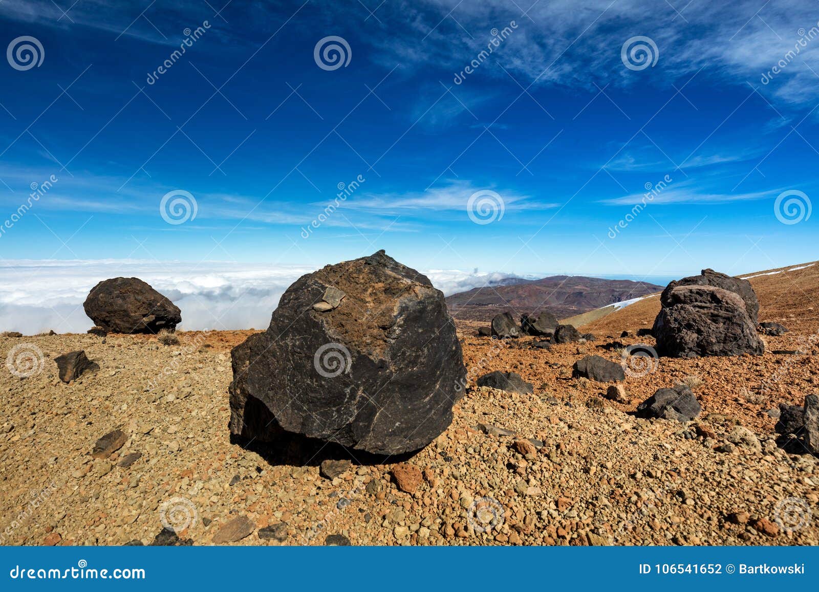 teide national park, tenerife, canary islands - a view of `teide eggs`, or in spanish `huevos del teide`.