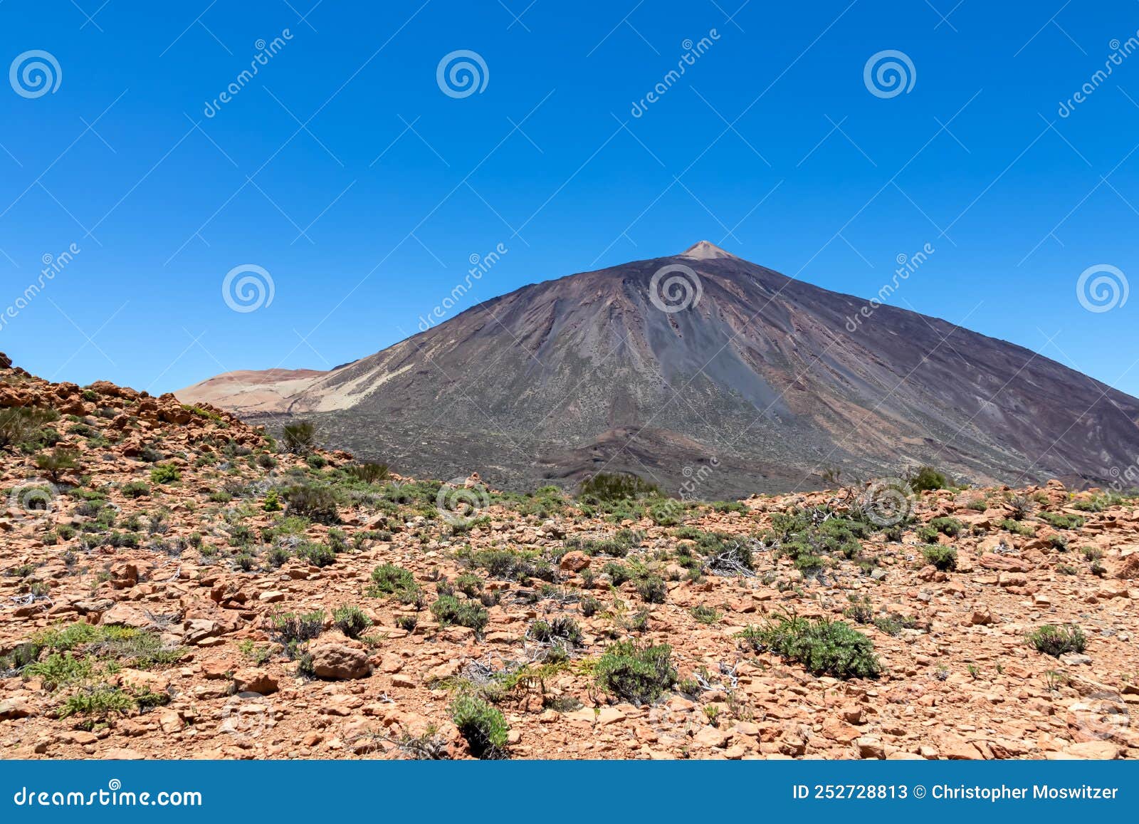 teide - panoramic view on volcano pico del teide and montana blanca, mount el teide national park, tenerife, canary islands,