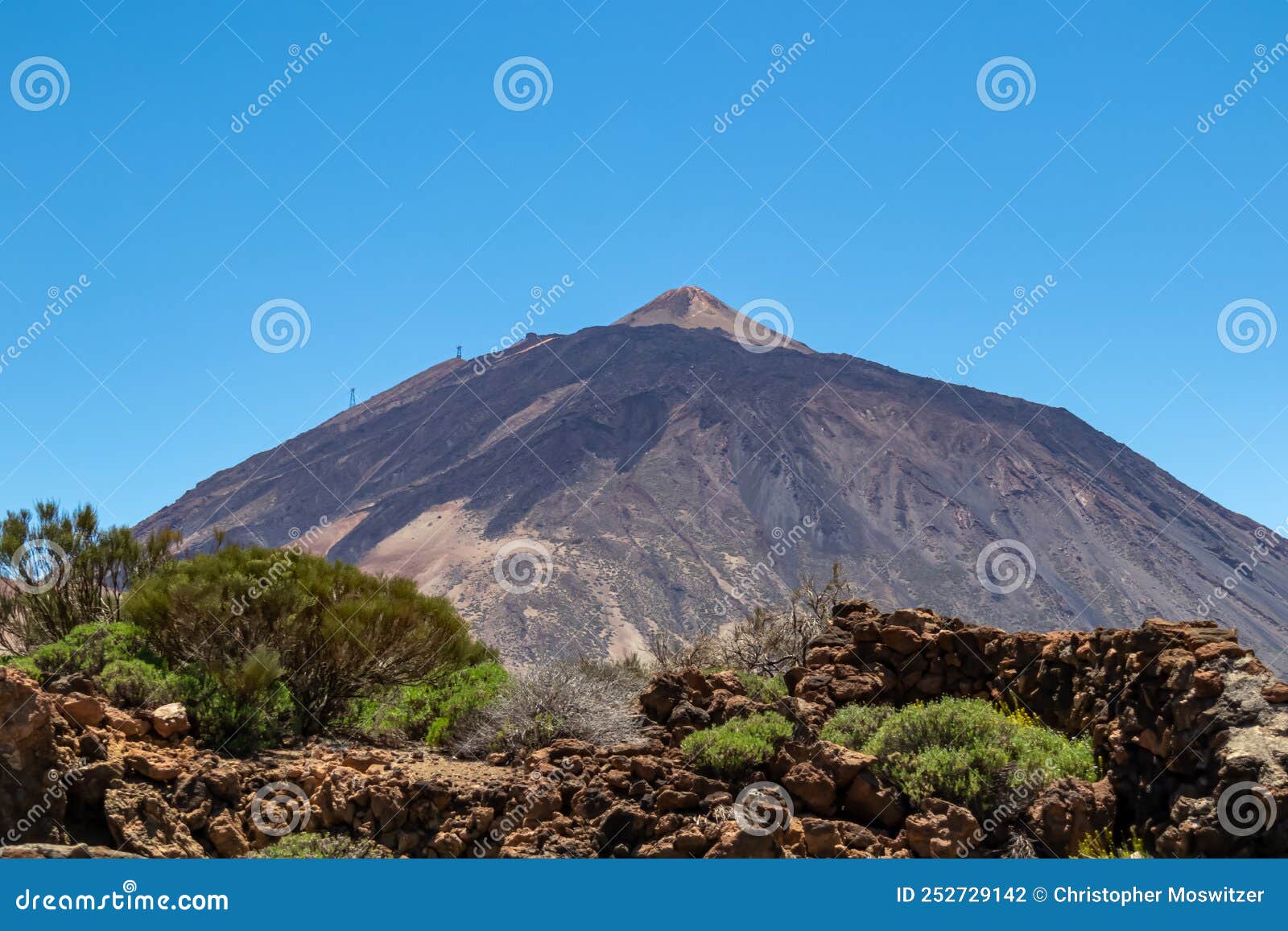 teide - panoramic view on volcano pico del teide and montana blanca, mount el teide national park, tenerife, canary islands,