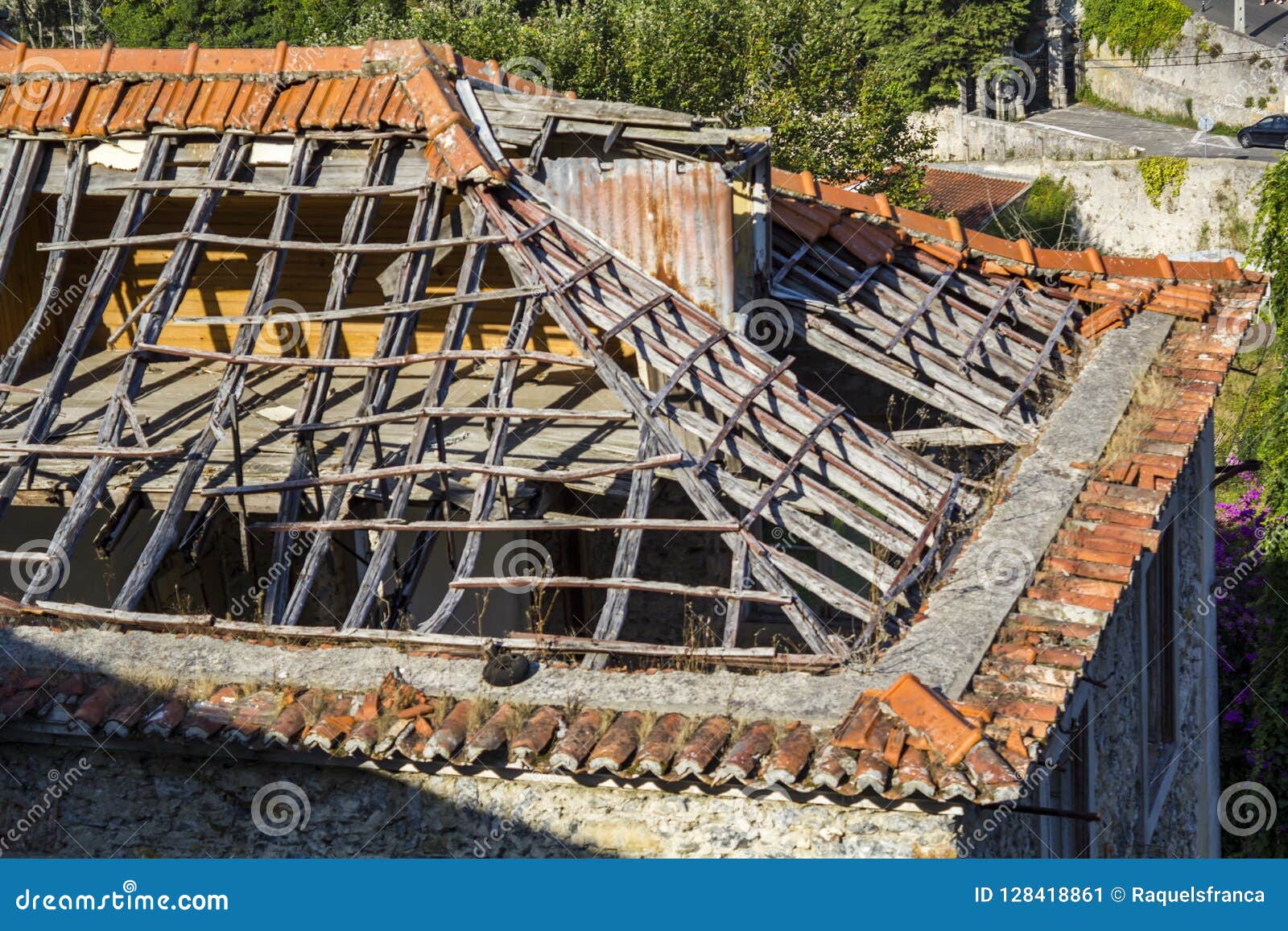 Casa Techo Roto - Idea Sala De Estar