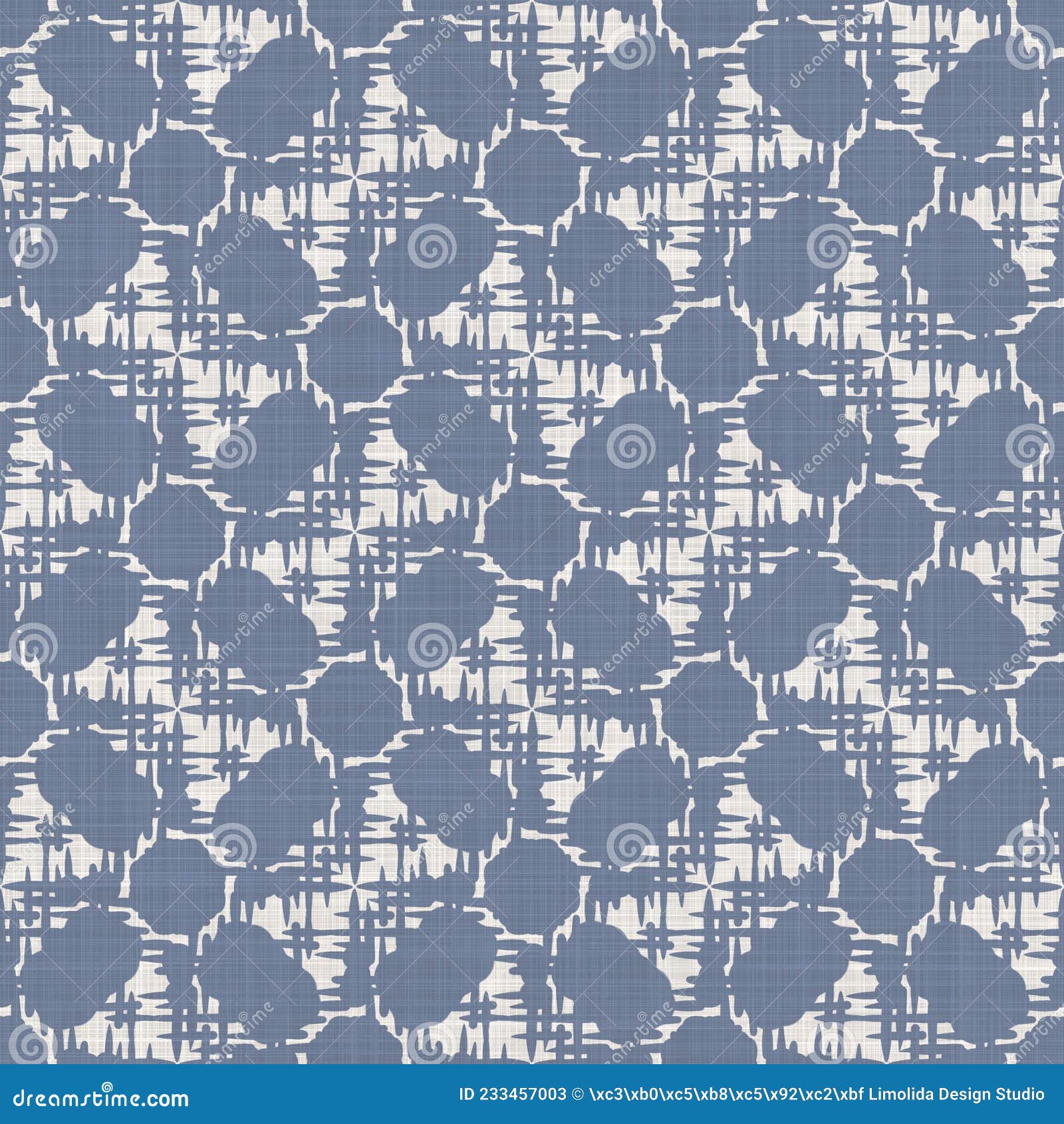 Tela Estampada Geo-linen, Grelha Agrícola, Sem Costura, Em Francês. Textura  De Padrão Cinza Azul De Provência. Chic Shabby Ilustração Stock -  Ilustração de neutro, estrutura: 233457003