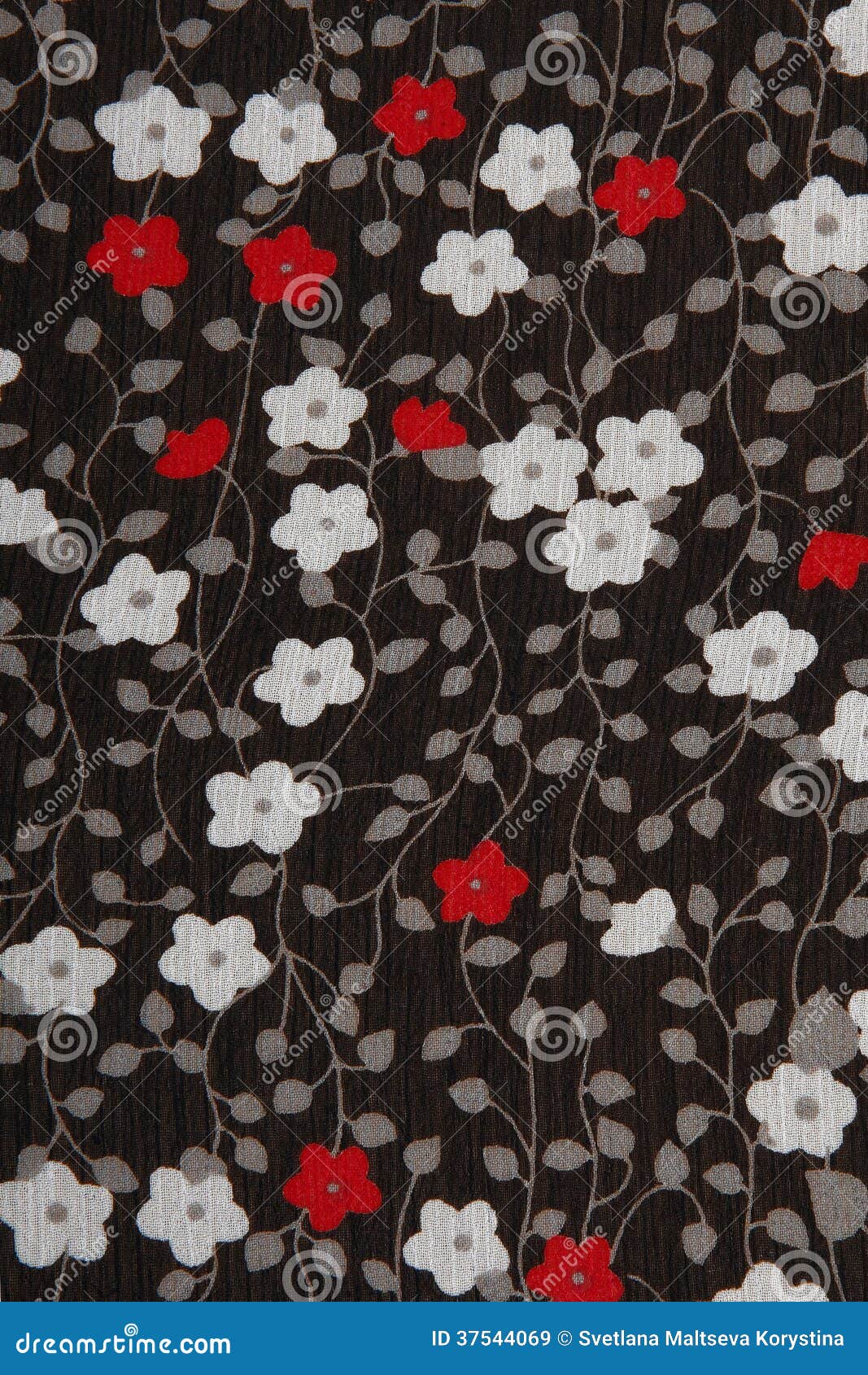 Dureza Grafico Ru Tela Negra Del Fondo Con Las Flores Rojas Y Blancas Imagen de archivo -  Imagen de detalles, tinte: 37544069