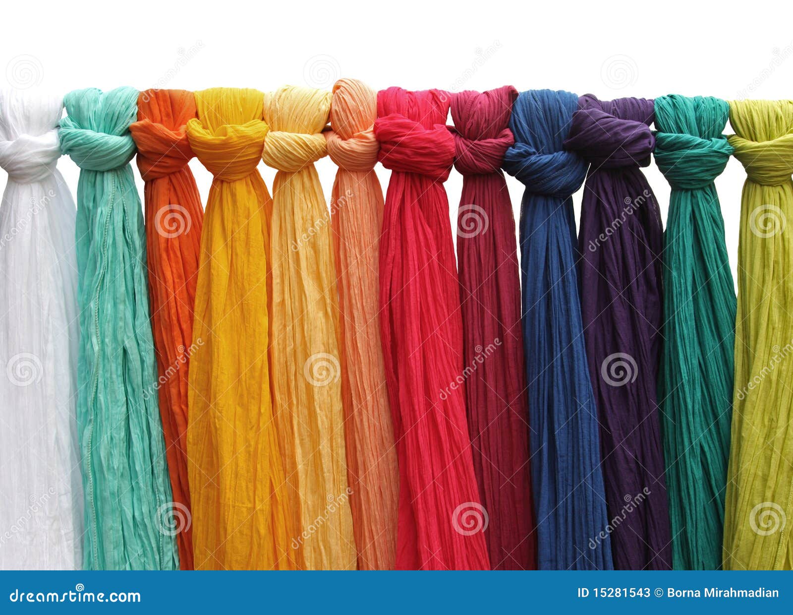 Último Poder Estudiante Telas De Seda Coloridas Colgantes Imagen de archivo - Imagen de azul,  manera: 15281543
