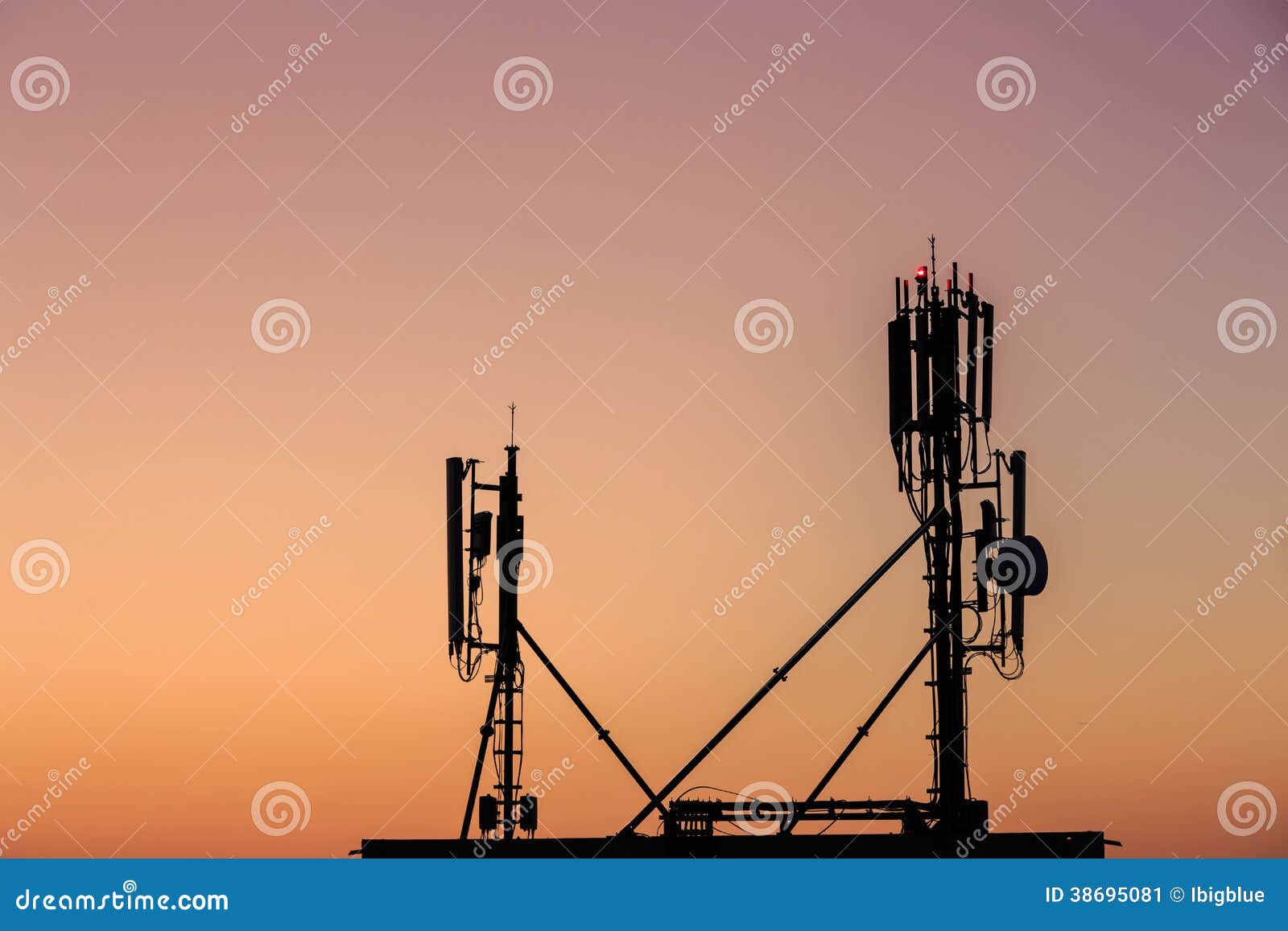 Transmitter Station Stock Image Image of microwave, equipment