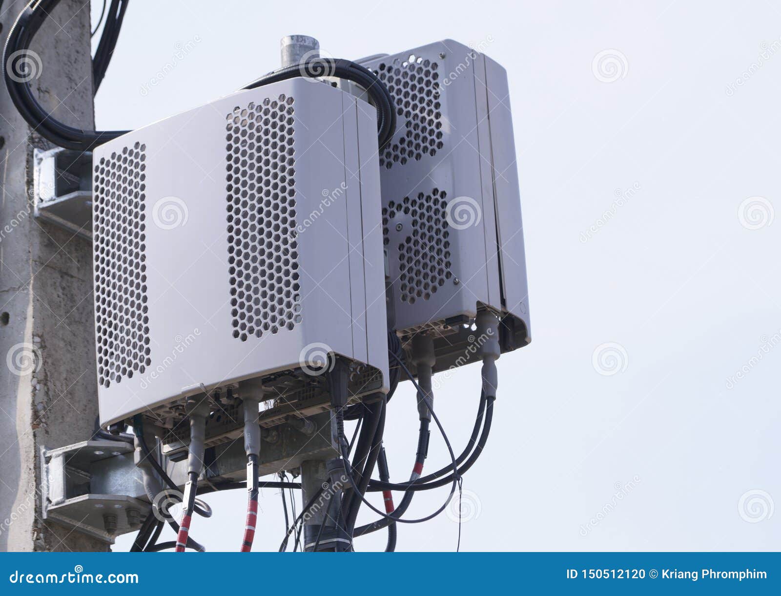 Tower. Wireless Communication Antenna Transmitter