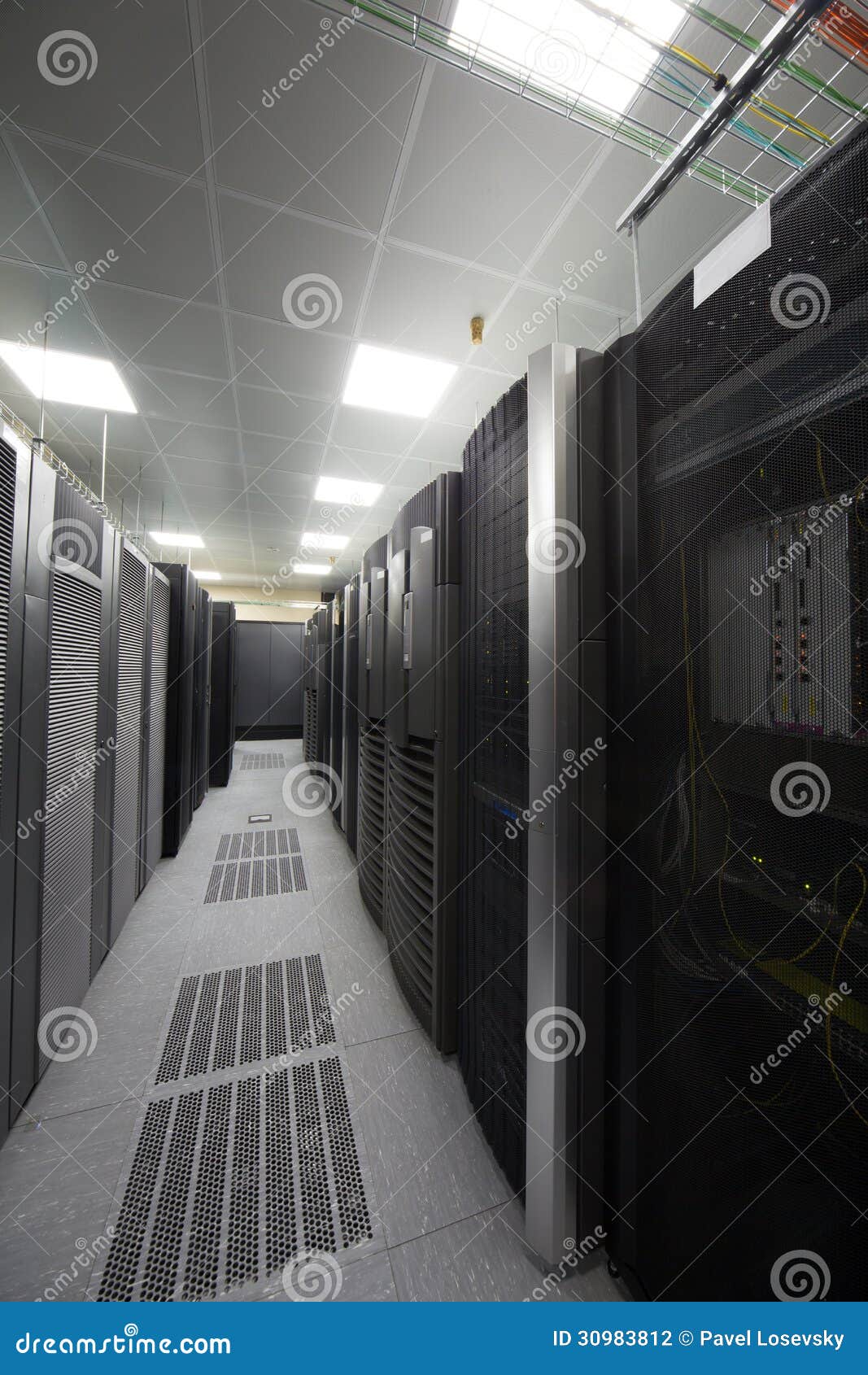 Equipment in Racks Stock Photo Image of port