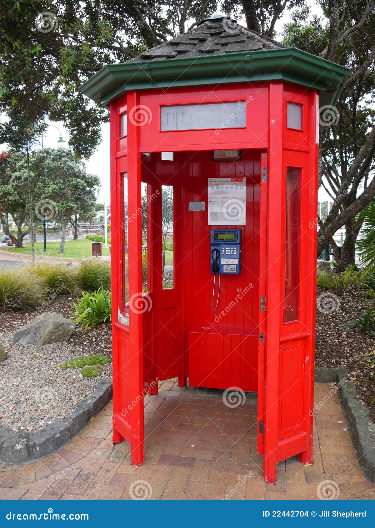Historic Phone Booth Stock Photo Image of