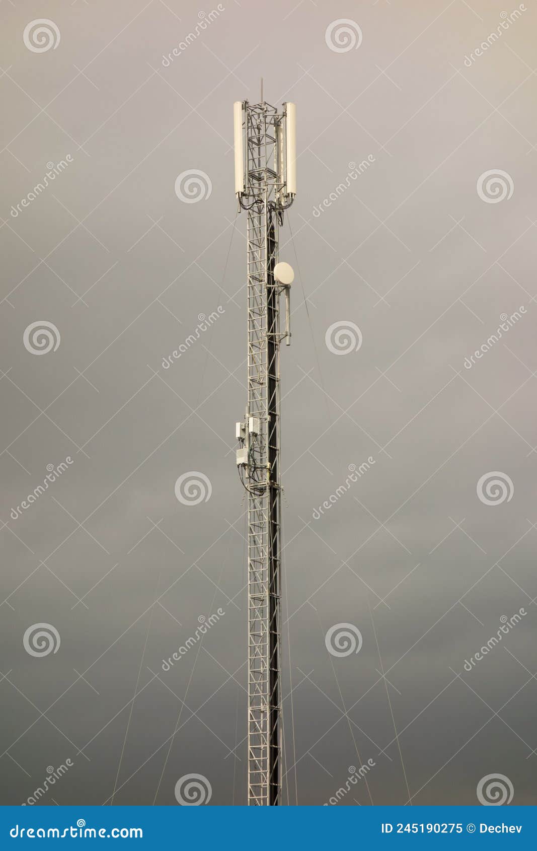 telecommunications tower. comunication industry antena