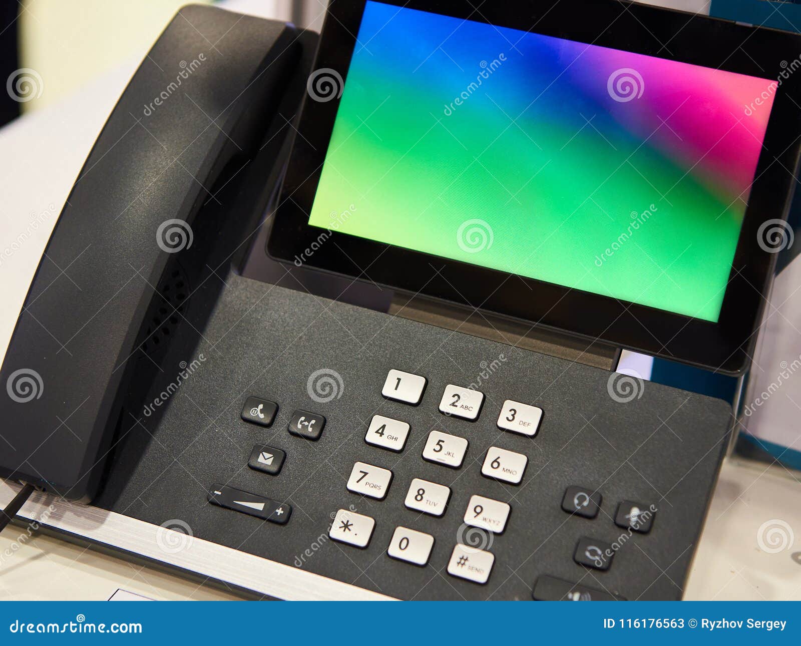Telefono Del IP Per L'ufficio Immagine Stock - Immagine di ...