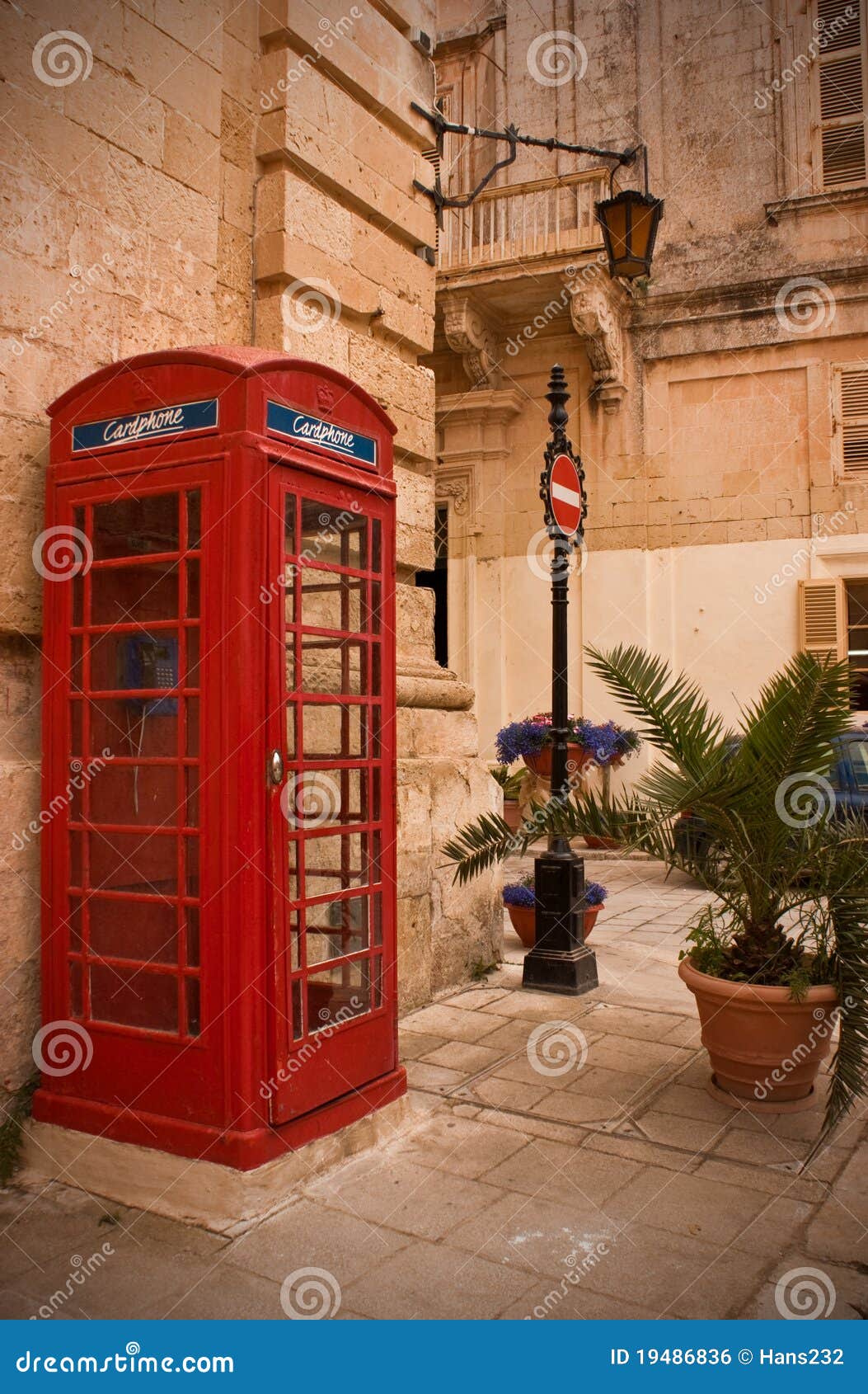 Telephone box in Malta stock photo. Image of telephone 19486836
