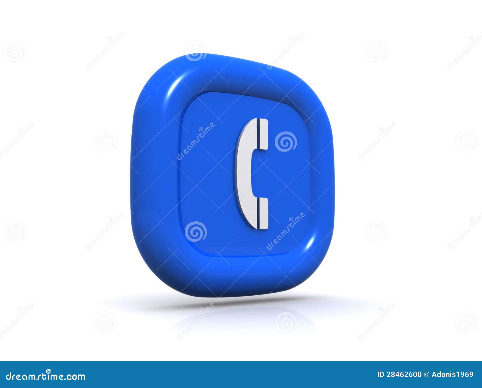 Telephone button stock illustration. Illustration of illustrated 28462600