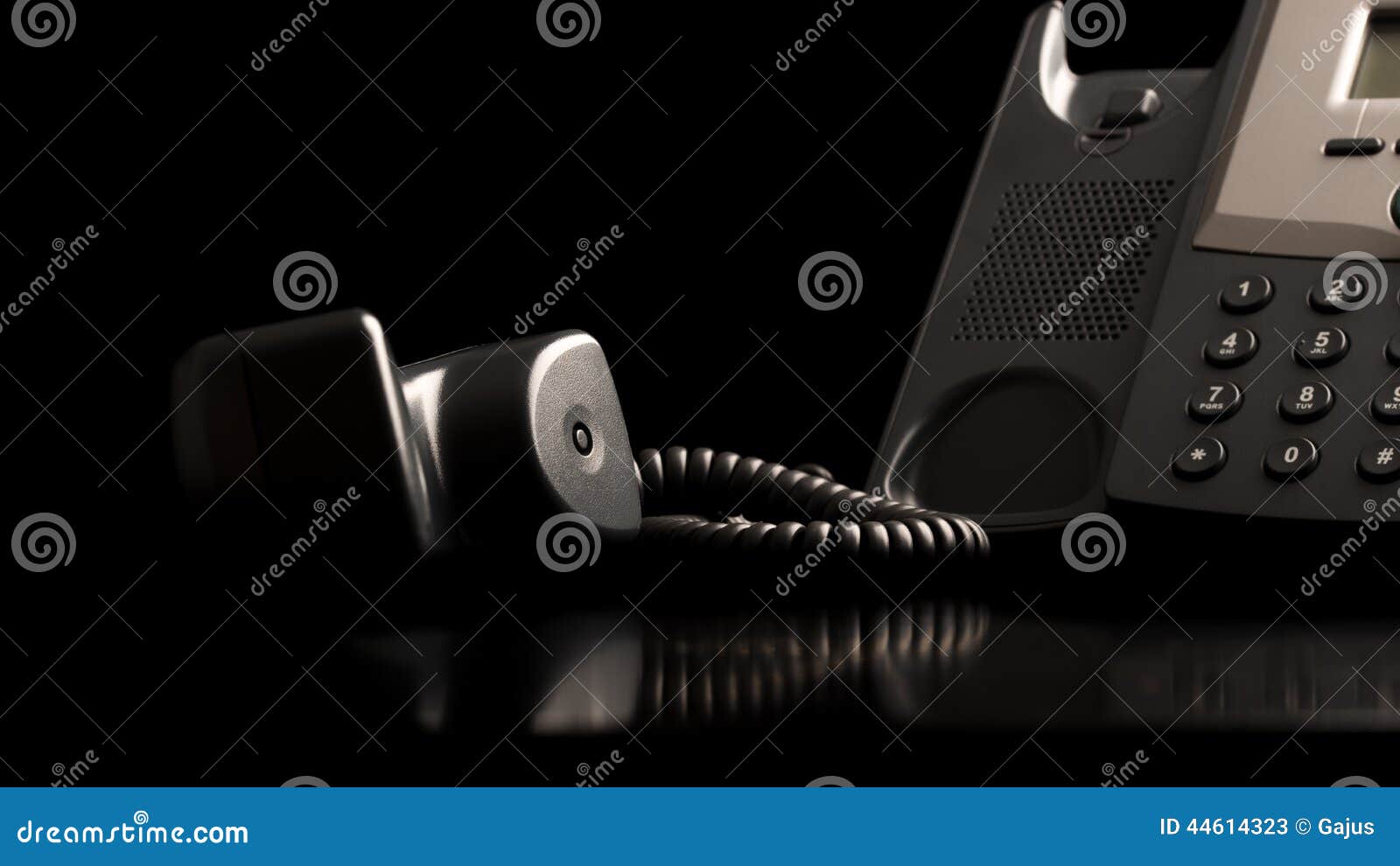 Telephone Handset Off the Hook Stock Image Image of handset, business