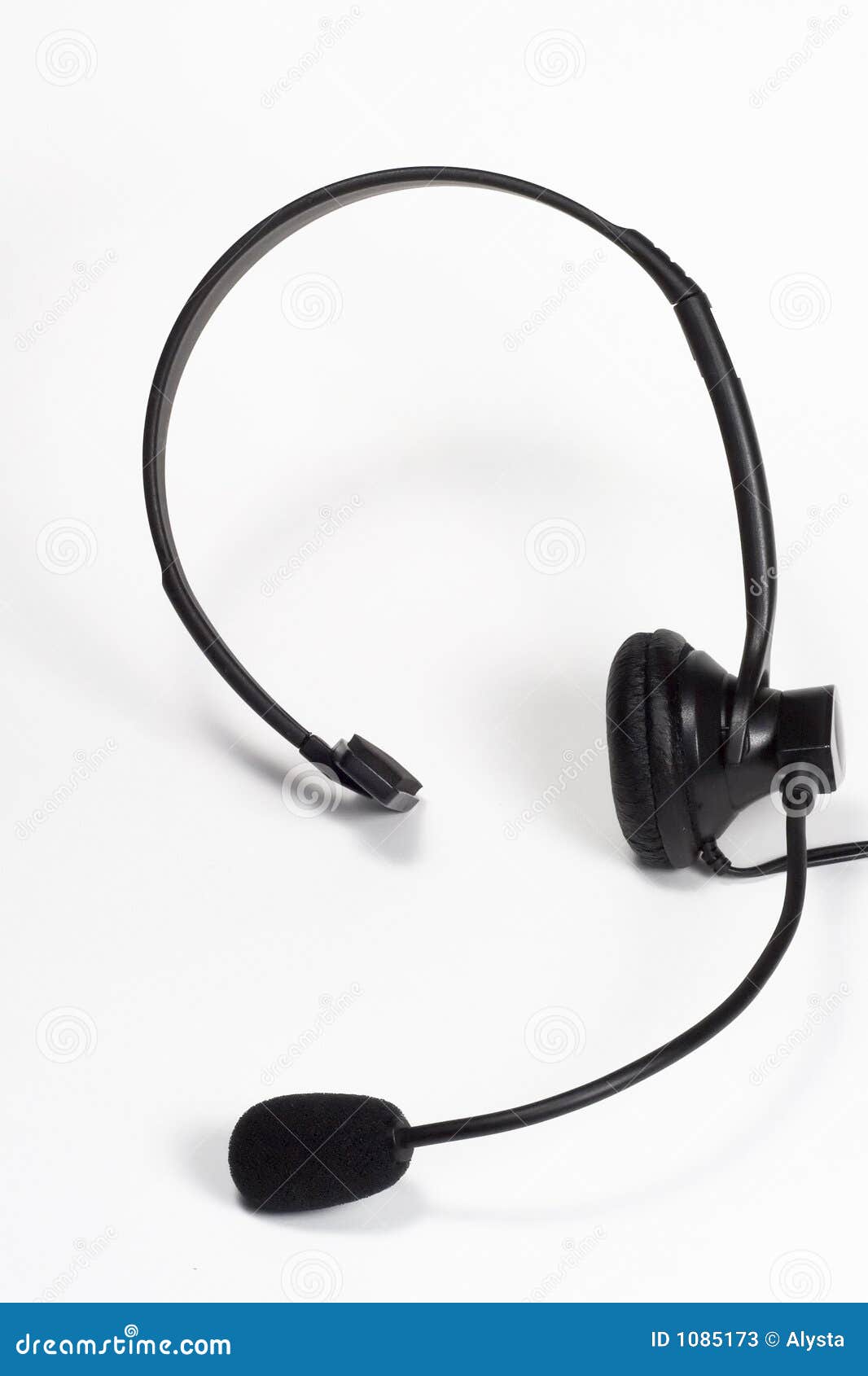 Telephone Headset stock image. Image of concept, support 1085173