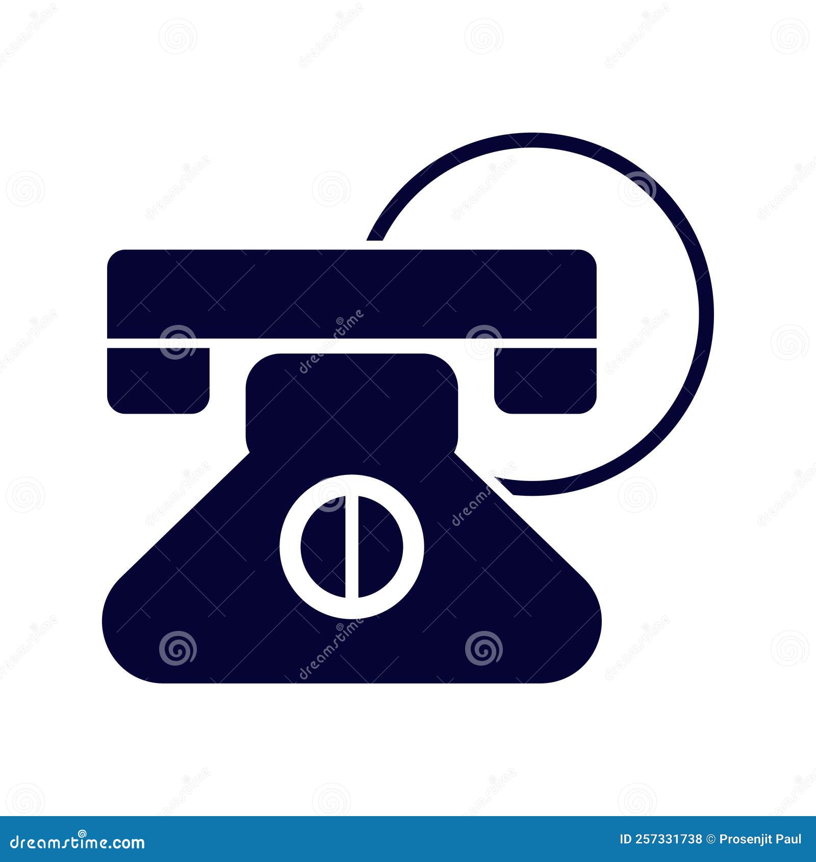 Telephone, landlines icon stock illustration. Illustration of icon