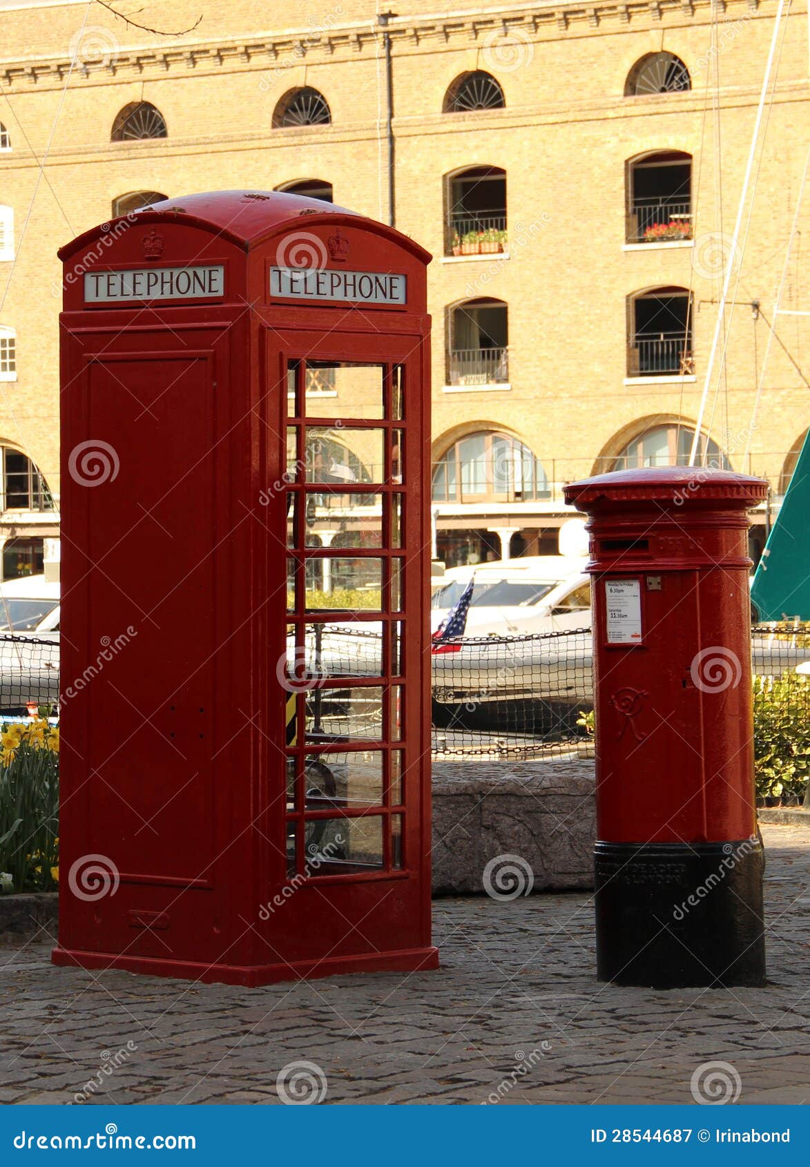 Telephone and mail box stock image. Image of leaf, booth 28544687