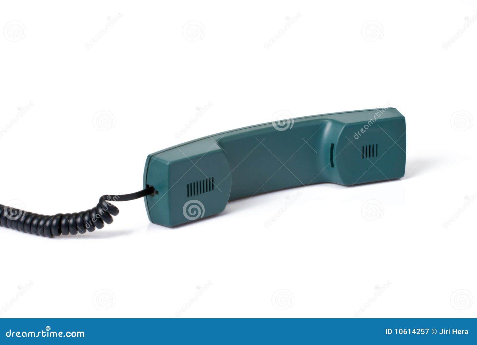 Telephone receiver stock image. Image of cable, service 10614257