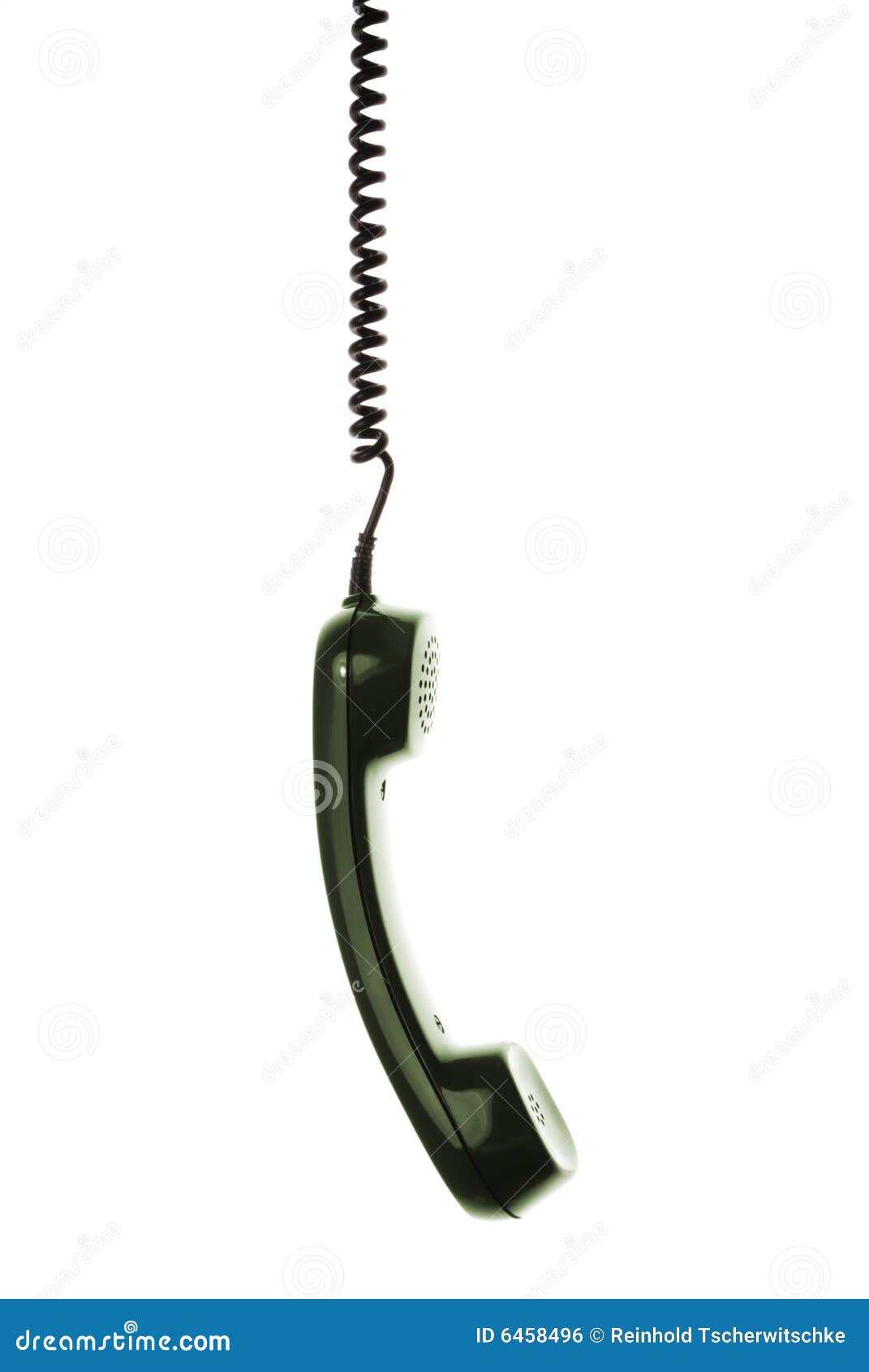 Telephone Receiver with Cable Stock Photo Image of phone, cord 6458496