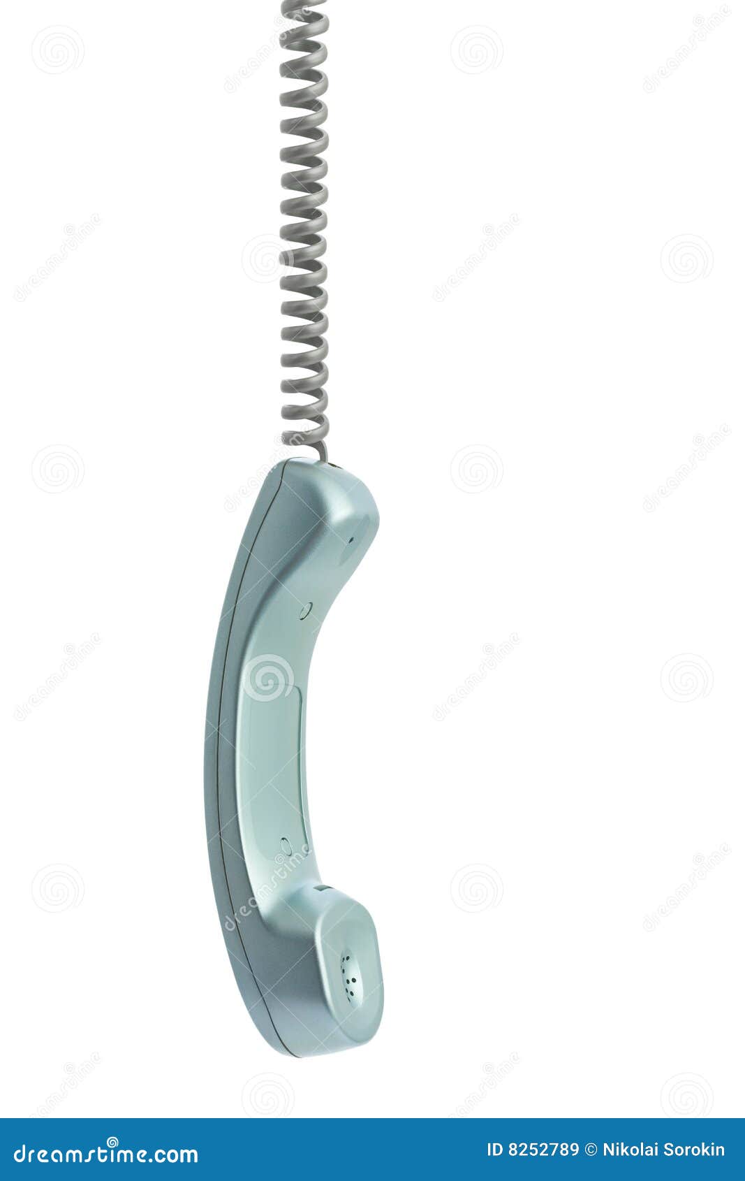 Telephone Receiver and Cable Stock Image Image of frustration