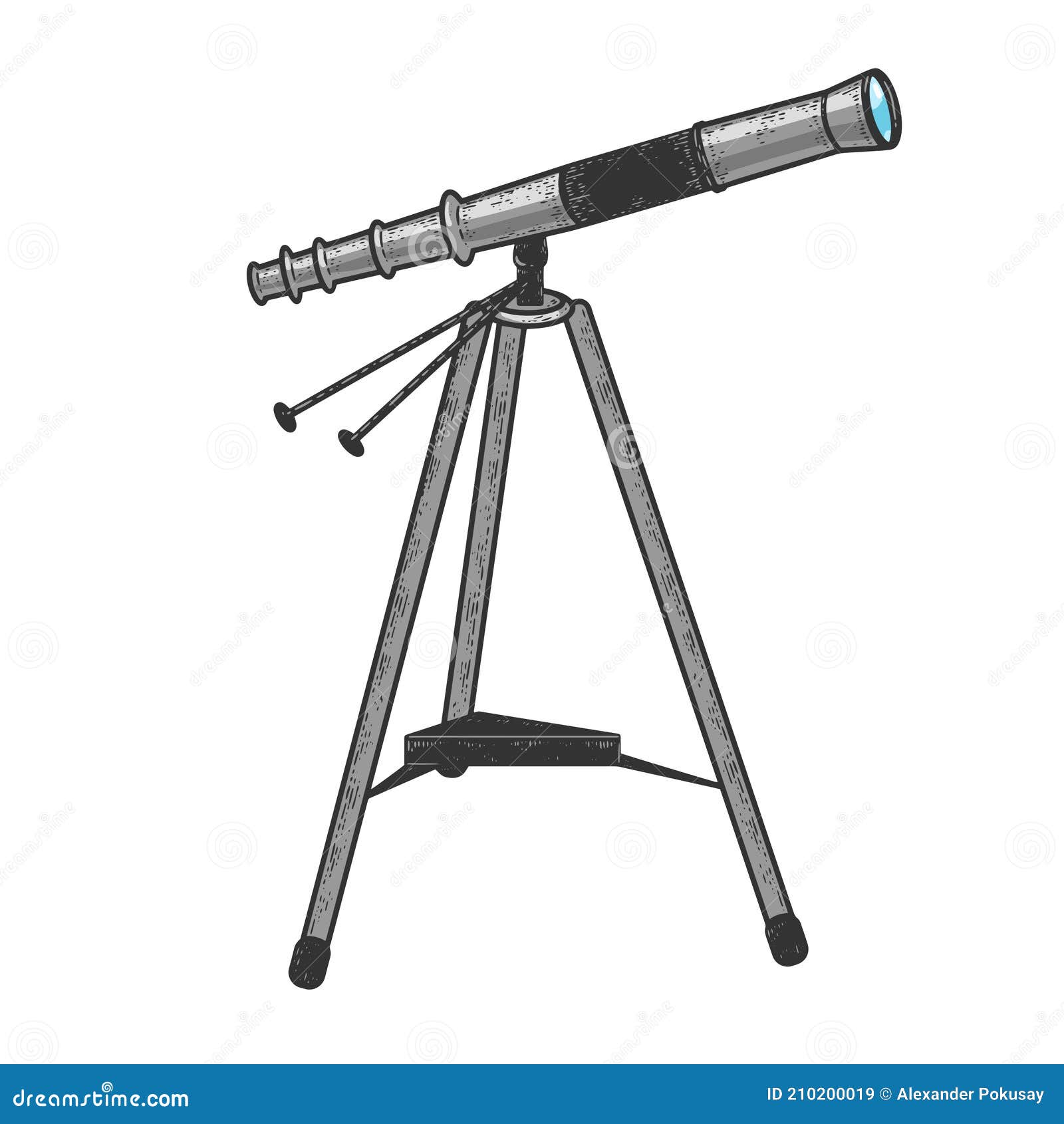 Telescope Space Exploration Stars Drawing Stock Illustration  Download  Image Now  Star  Space Star Shape Line Art  iStock