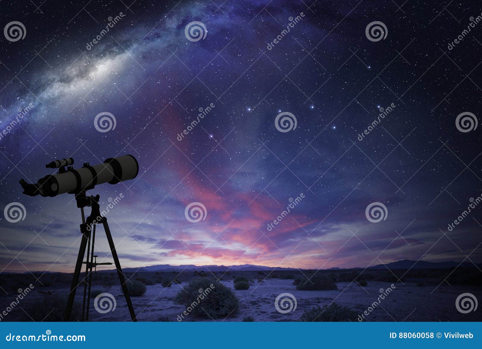 telescope in the desert